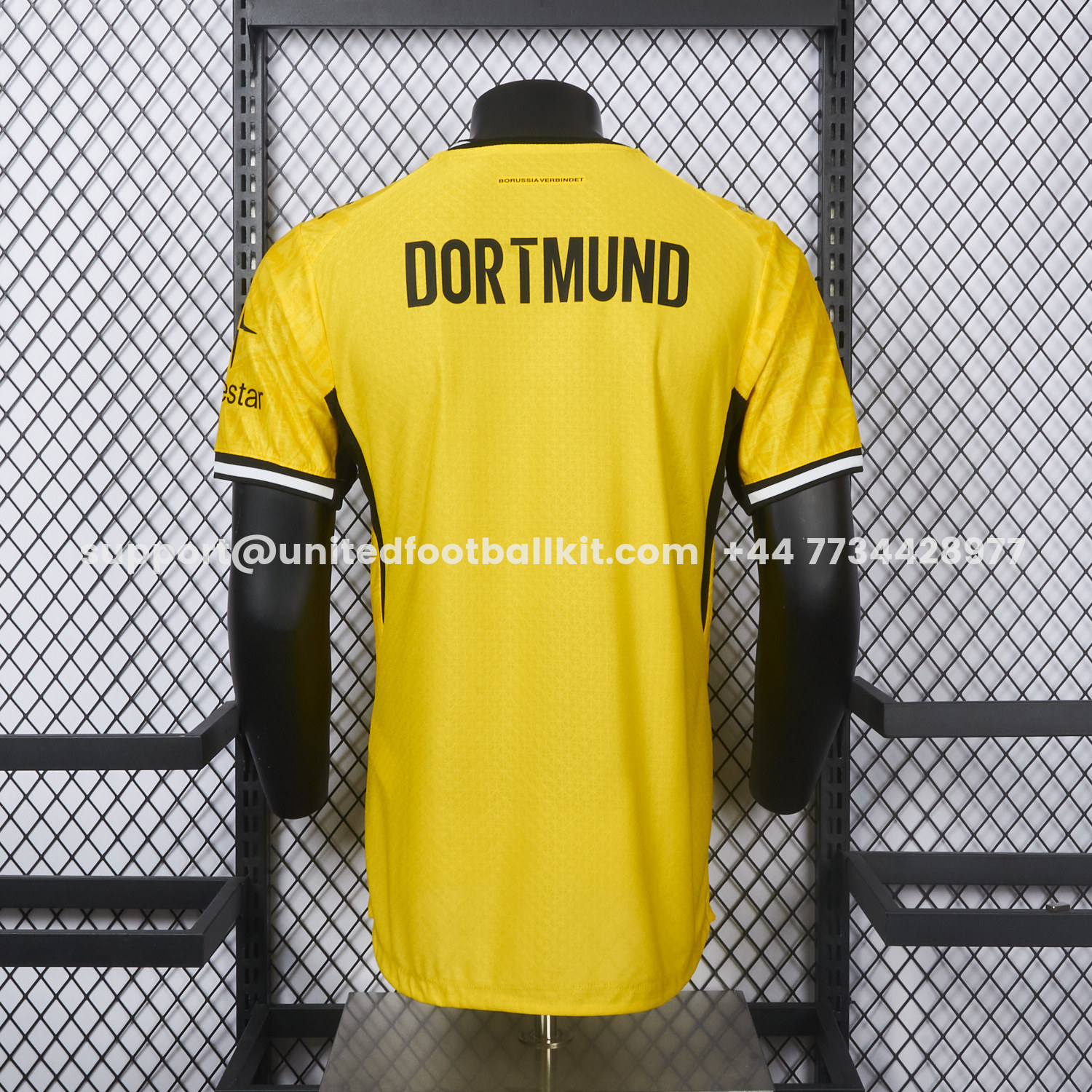 Unitedfootballkit.com | Dortmund 26-27 Home Jersey - Player Version -Customize Name, Number and Patch | Worldwide Shipping