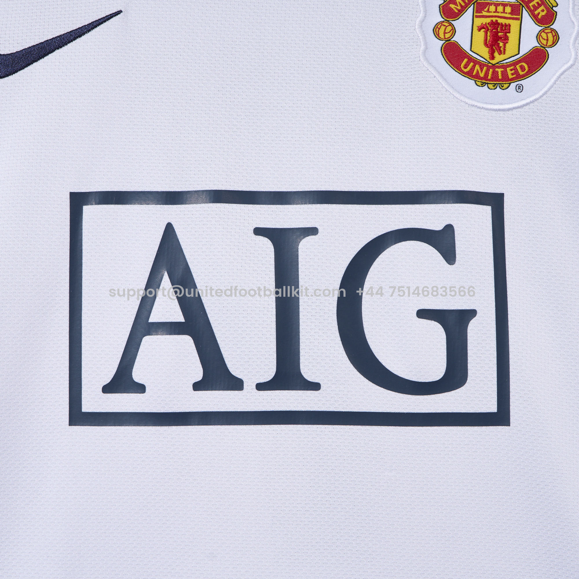 Unitedfootballkit.com | Retro Manchester United 08-09 Away Long Sleeve Jersey -Customize Name, Number and Patch | Worldwide Shipping