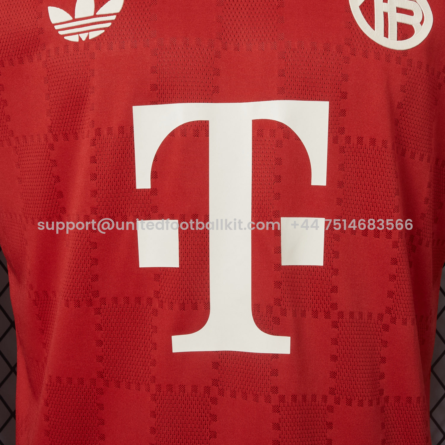 Unitedfootballkit.com | Bayern Munich 25-26 Trefoil Red Special Jersey - Player Version -Customize Name, Number and Patch | Worldwide Shipping
