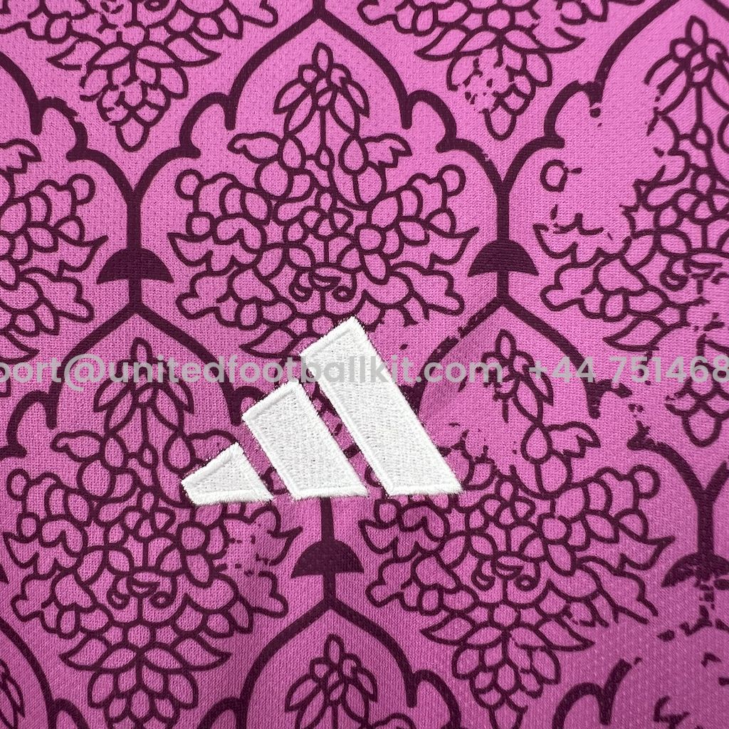 Unitedfootballkit.com | Real Madrid 24-25 Pink & Purple Special Edition Jersey -Customize Name, Number and Patch | Worldwide Shipping