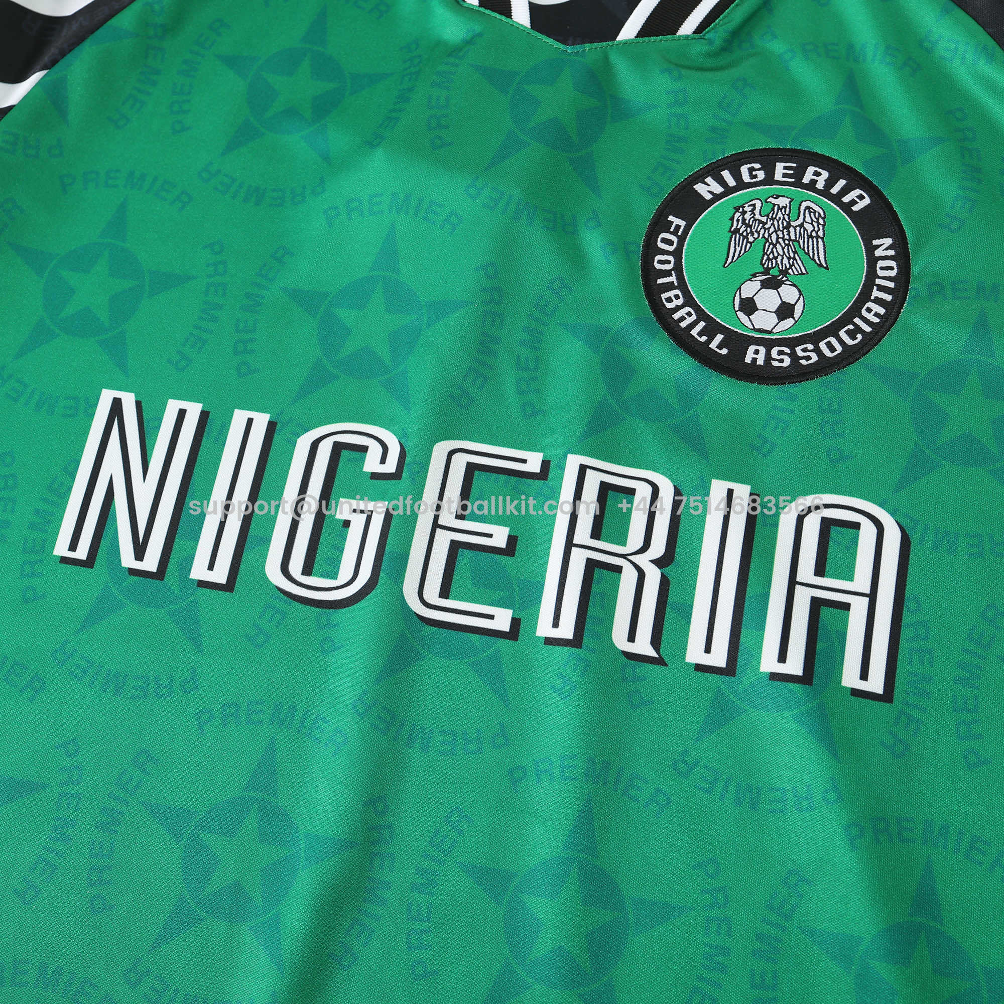 Unitedfootballkit.com | Retro Nigeria 1994-95 Home Jersey -Customize Name, Number and Patch | Worldwide Shipping