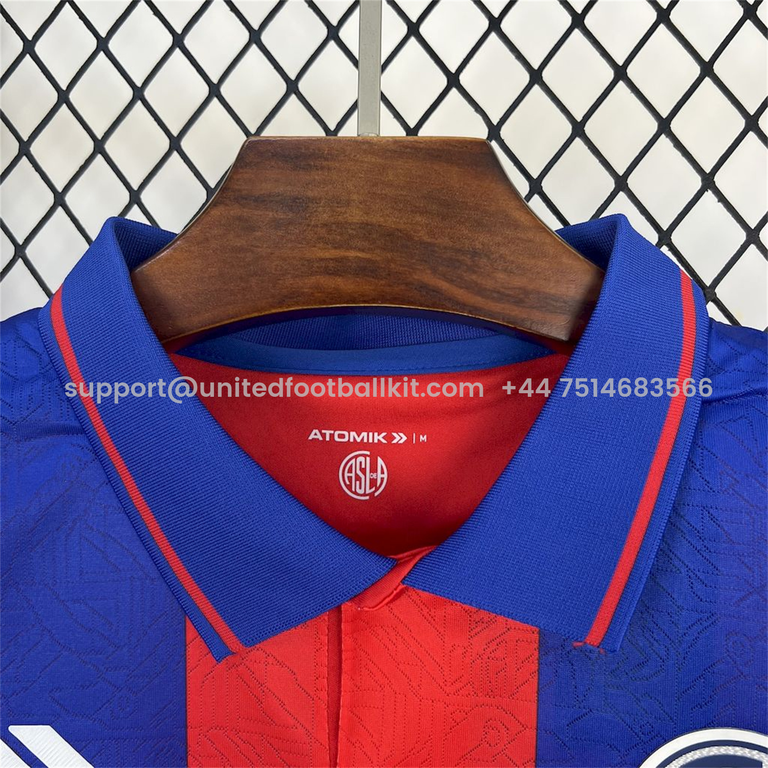Unitedfootballkit.com | San Lorenzo 25-26 Home Unsponsored Jersey - Fans Version -Customize Name, Number and Patch | Worldwide Shipping