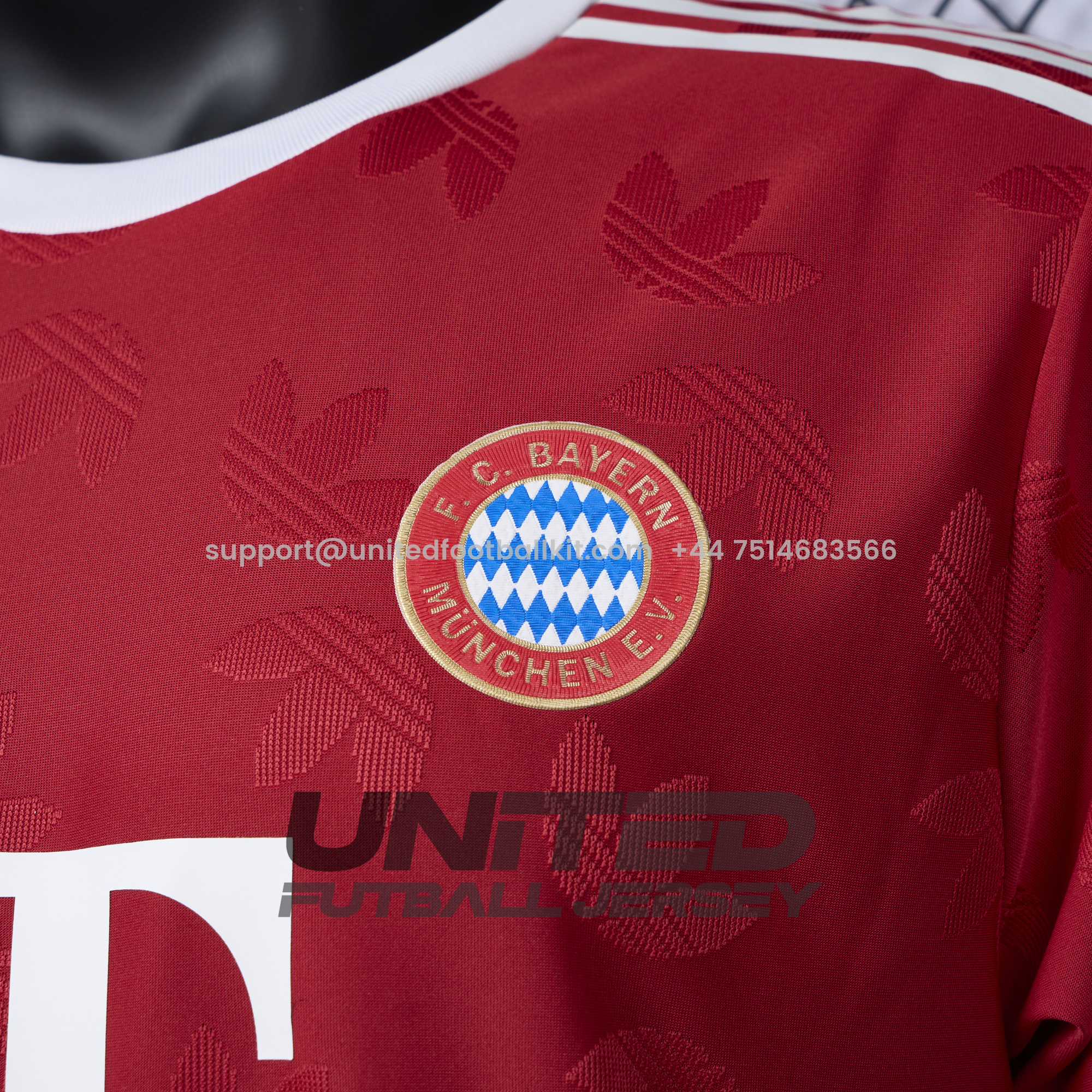 Unitedfootballkit.com | Bayern Munich 24-25 Red Training Jersey - Player Version -Customize Name, Number and Patch | Worldwide Shipping