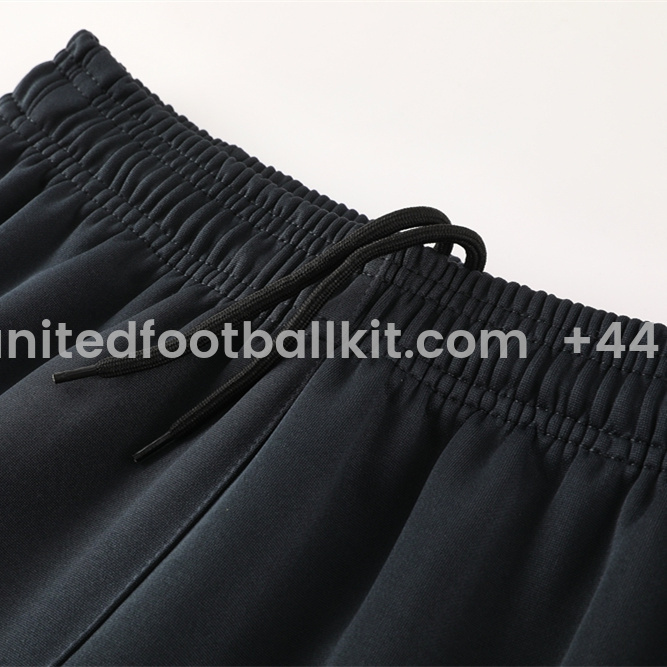 Unitedfootballkit.com | Real Madrid 24-25 Jacket Training Tracksuit - Light Pink Top and Black Pants -Customize Name, Number and Patch | Worldwide Shipping