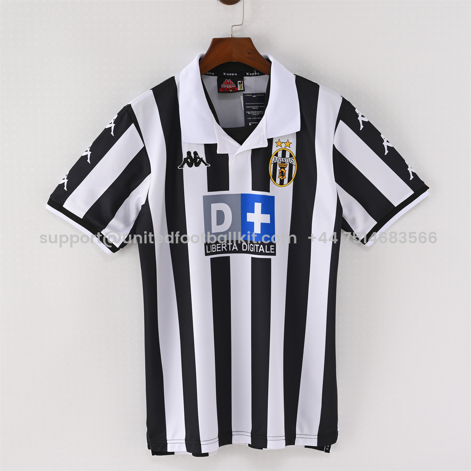 Unitedfootballkit.com | Retro Juventus 1999-00 Home Jersey -Customize Name, Number and Patch | Worldwide Shipping