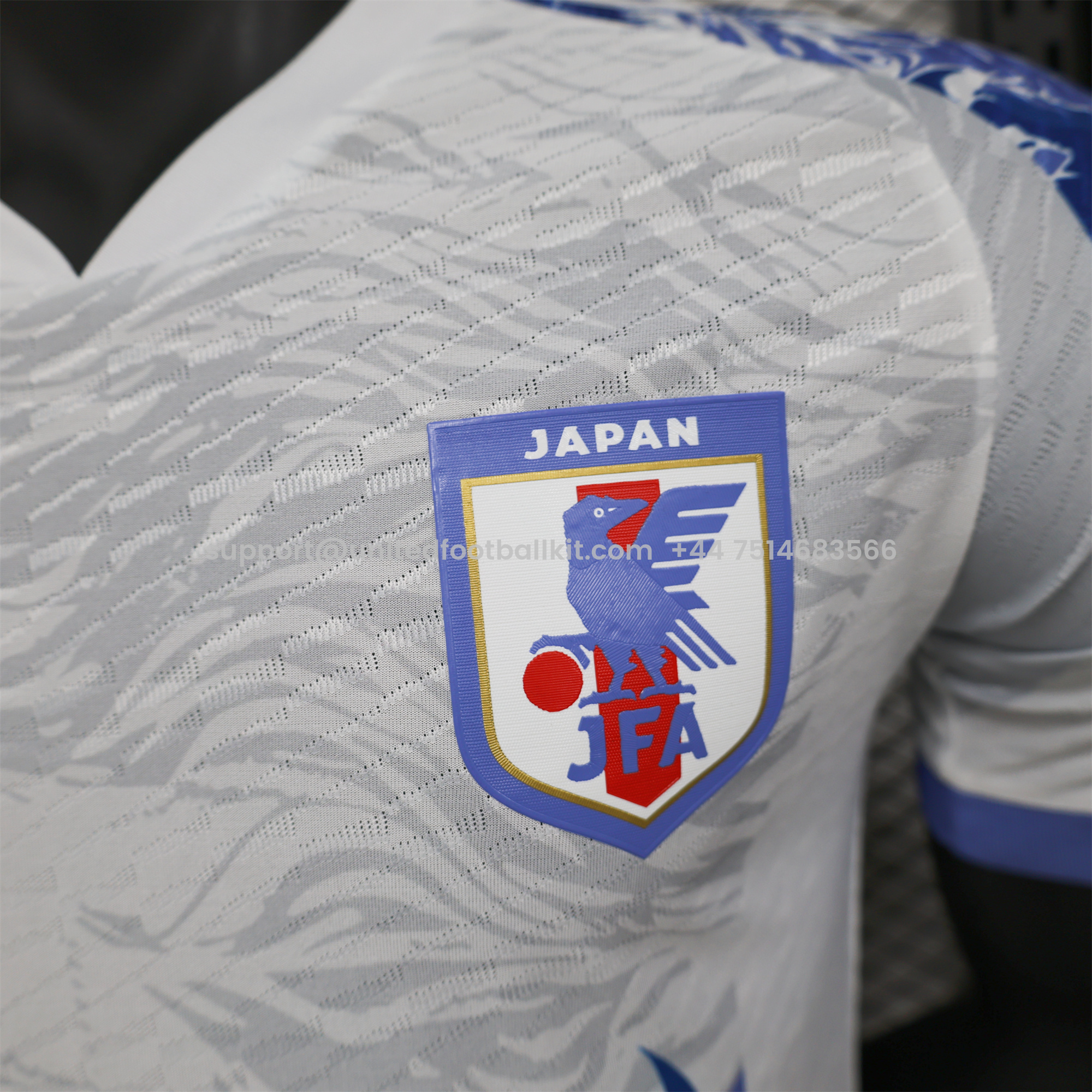 Unitedfootballkit.com | Japan 2024 Blue Dragon Special Edition White Jersey - Player Version -Customize Name, Number and Patch | Worldwide Shipping