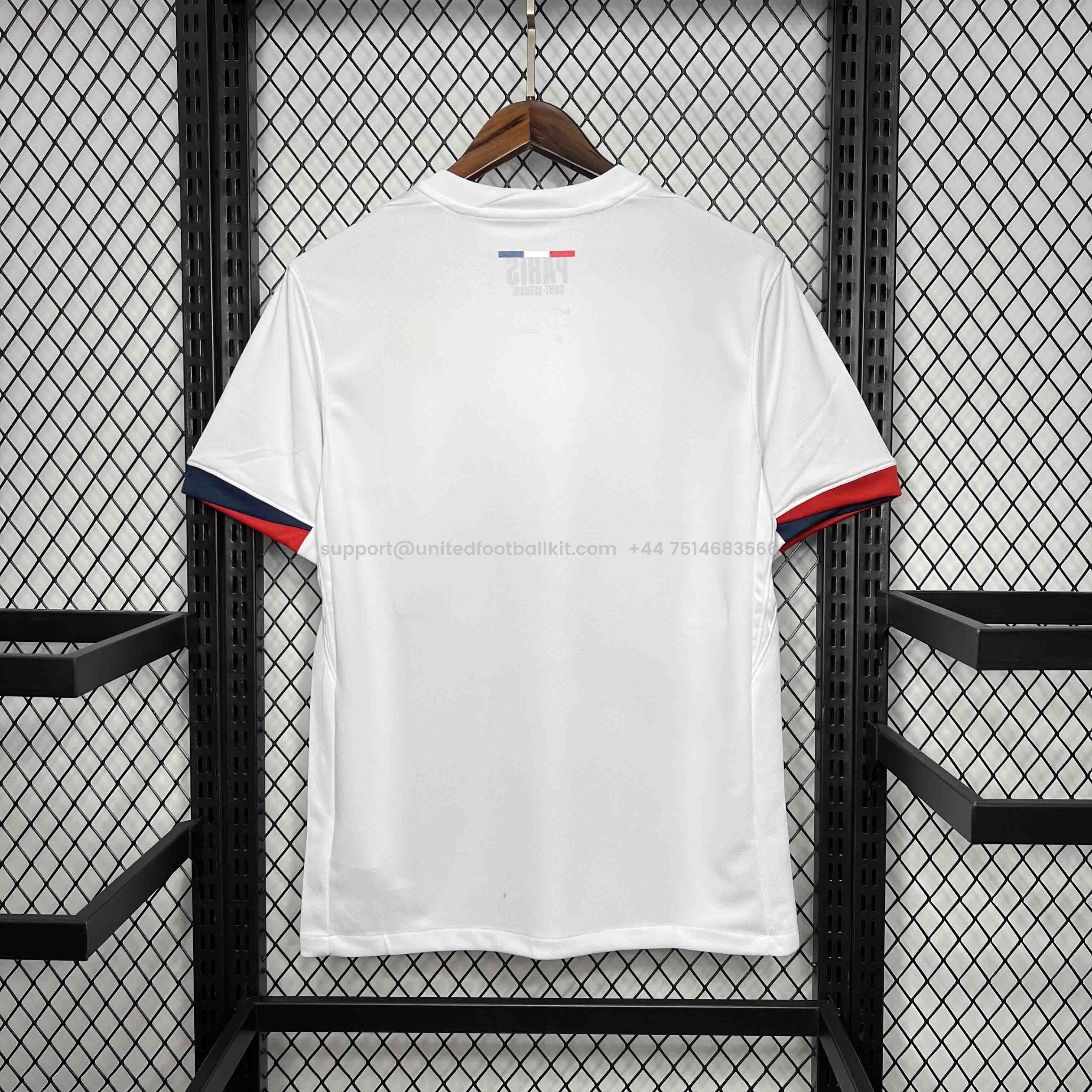 Unitedfootballkit.com | Paris Saint-Germain PSG 24-25 Away Jersey - Fans Version -Customize Name, Number and Patch | Worldwide Shipping