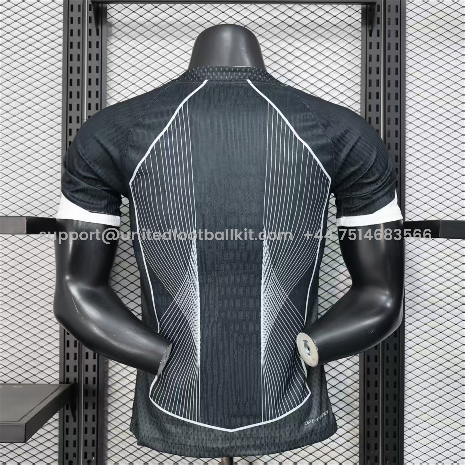 Unitedfootballkit.com | Barcelona 25-26 Black Big LOGO Special Jersey - Player Version -Customize Name, Number and Patch | Worldwide Shipping