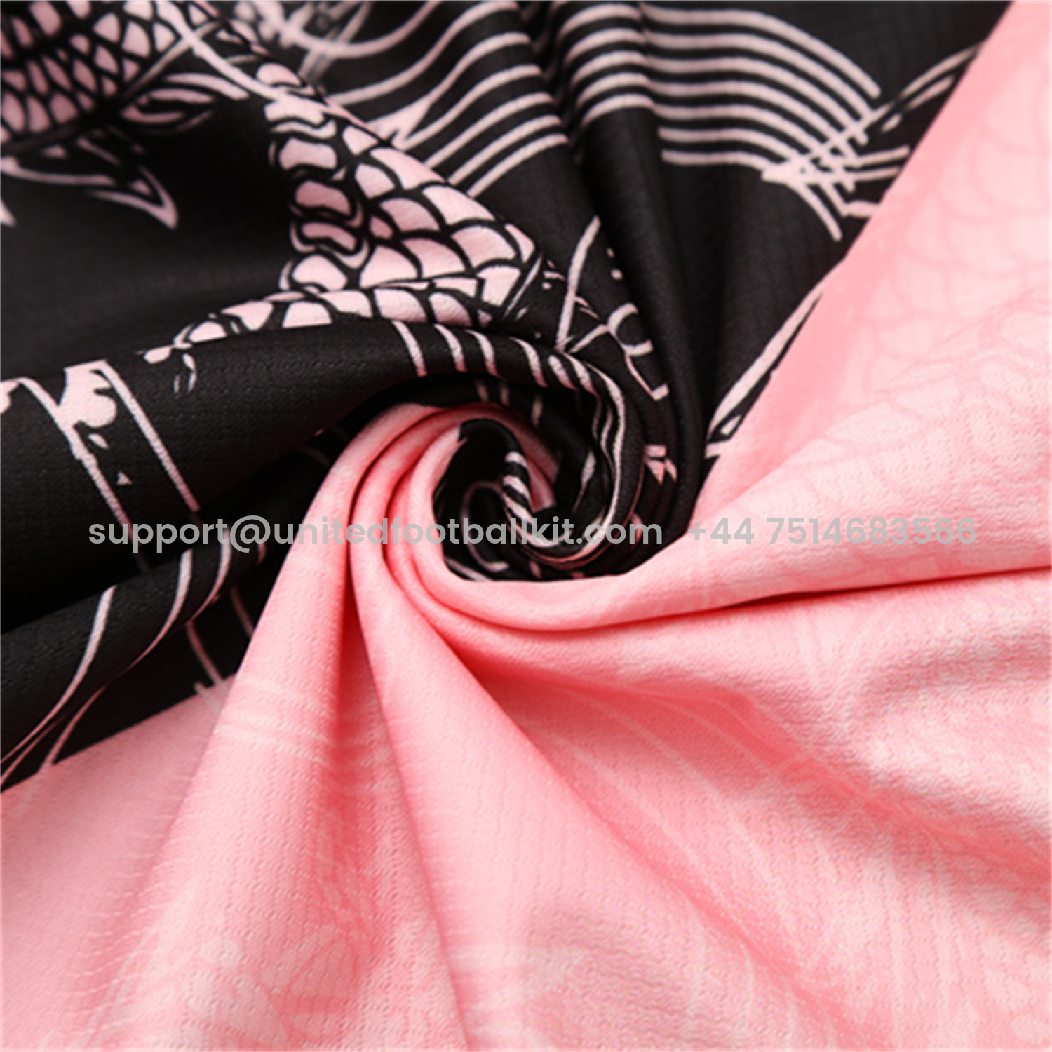 Unitedfootballkit.com | Real Madrid 25-26 Kid Short-Sleeve Training Set - Pink Black Top & Black Shorts -Customize Name, Number and Patch | Worldwide Shipping