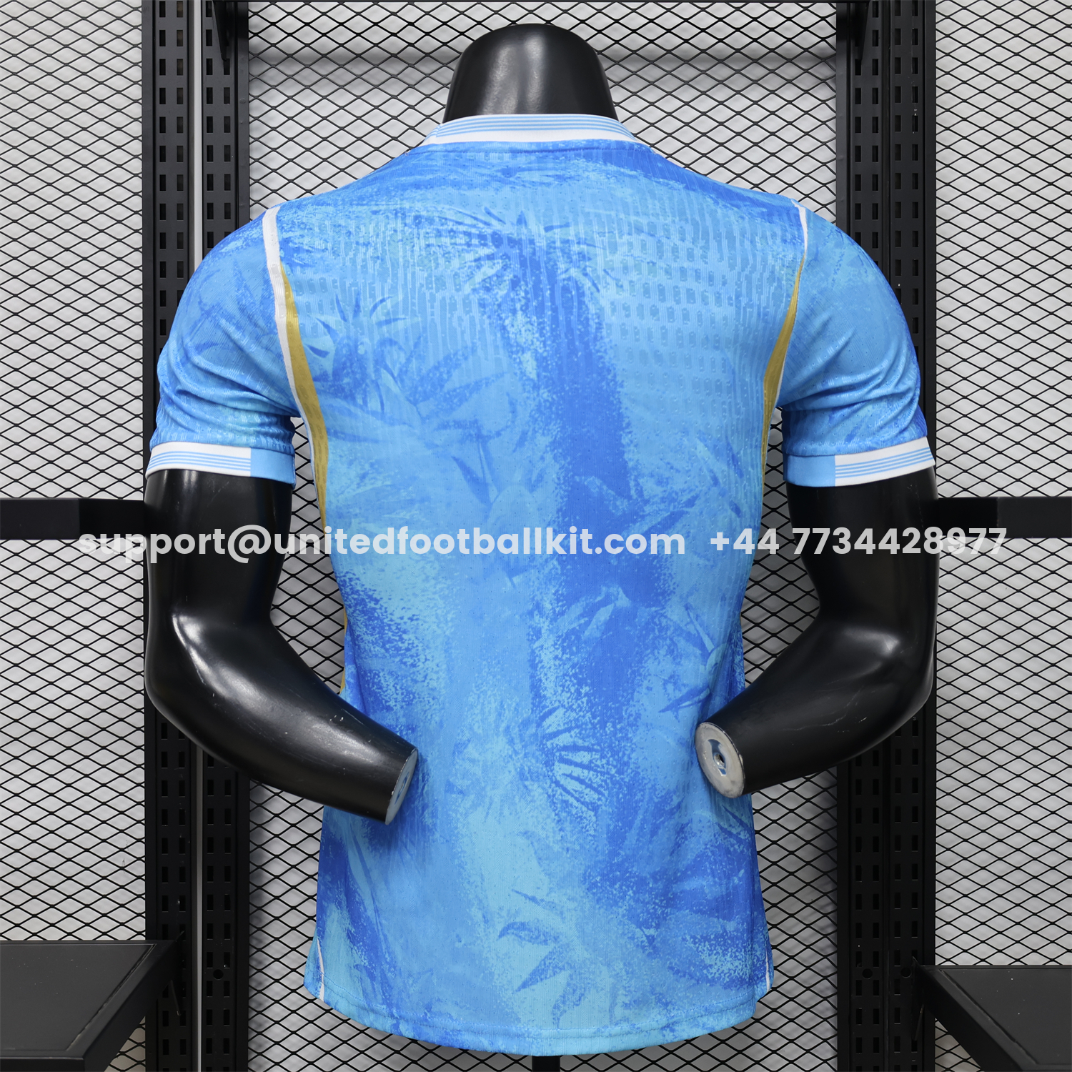 Unitedfootballkit.com | Uruguay 2026 Ice Blue Special Jersey - Player Version -Customize Name, Number and Patch | Worldwide Shipping