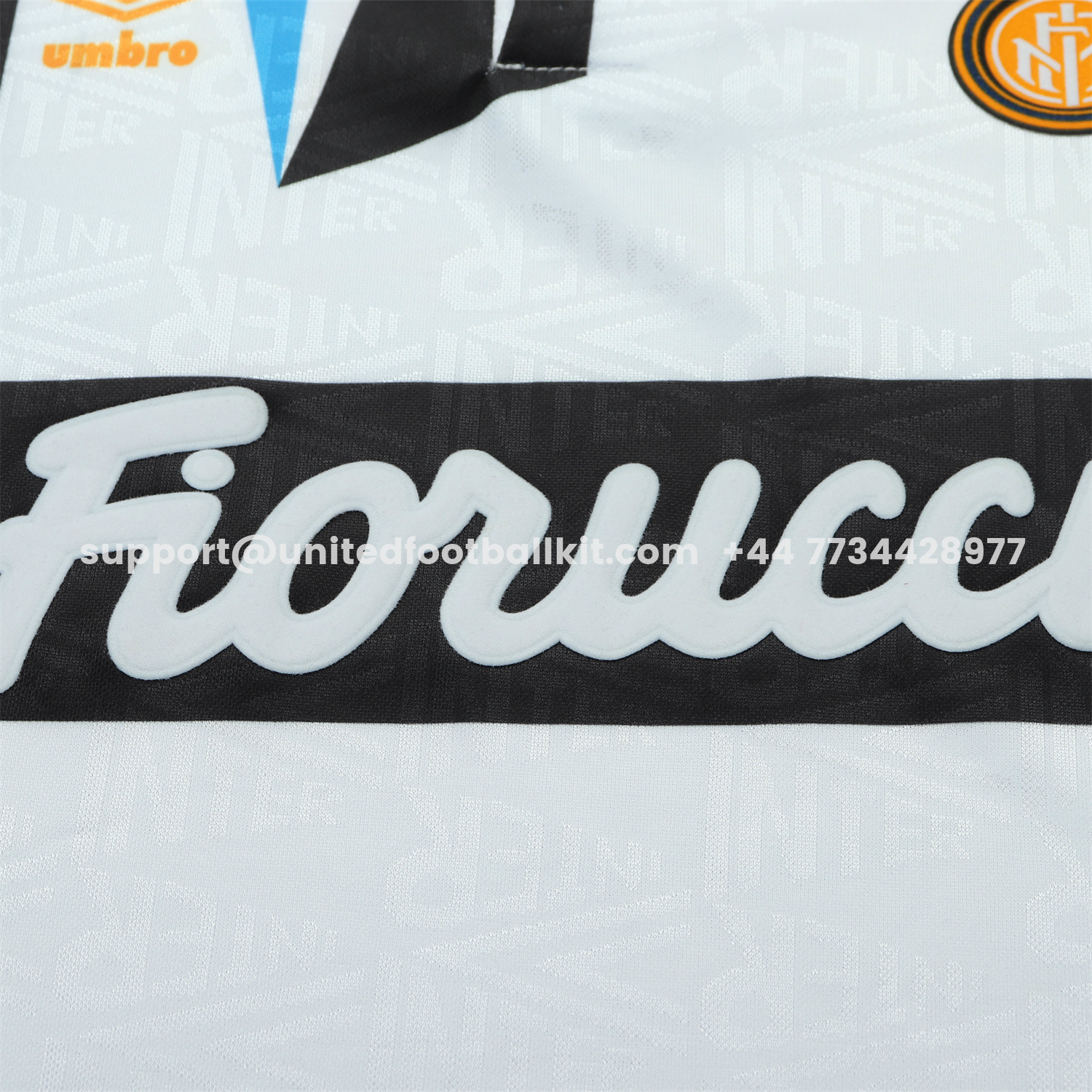 Unitedfootballkit.com | Retro Inter Milan 1992-93 Away Kids Kit -Customize Name, Number and Patch | Worldwide Shipping