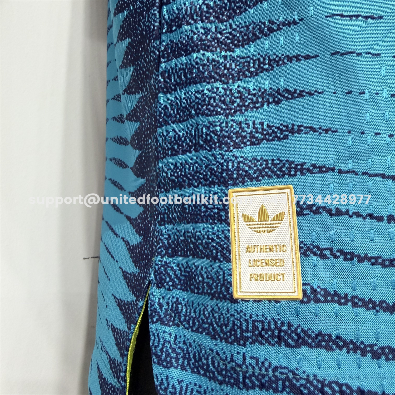 Unitedfootballkit.com | Colombia 2026 Away Blue Long Sleeves Jersey - Fans Version -Customize Name, Number and Patch | Worldwide Shipping