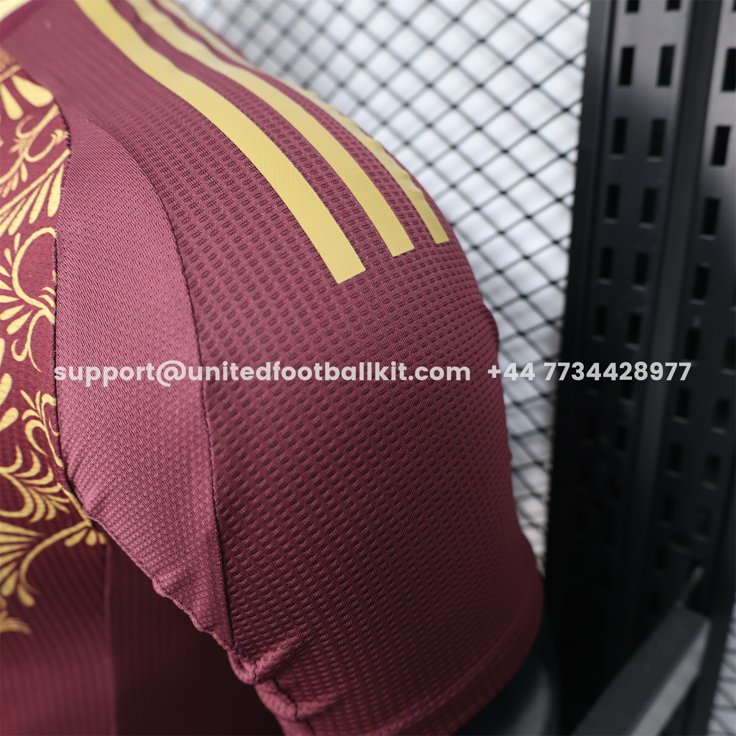 Unitedfootballkit.com | Algeria 25-26 Burgundy Jersey with Chest Pattern Decoration - Player Version -Customize Name, Number and Patch | Worldwide Shipping