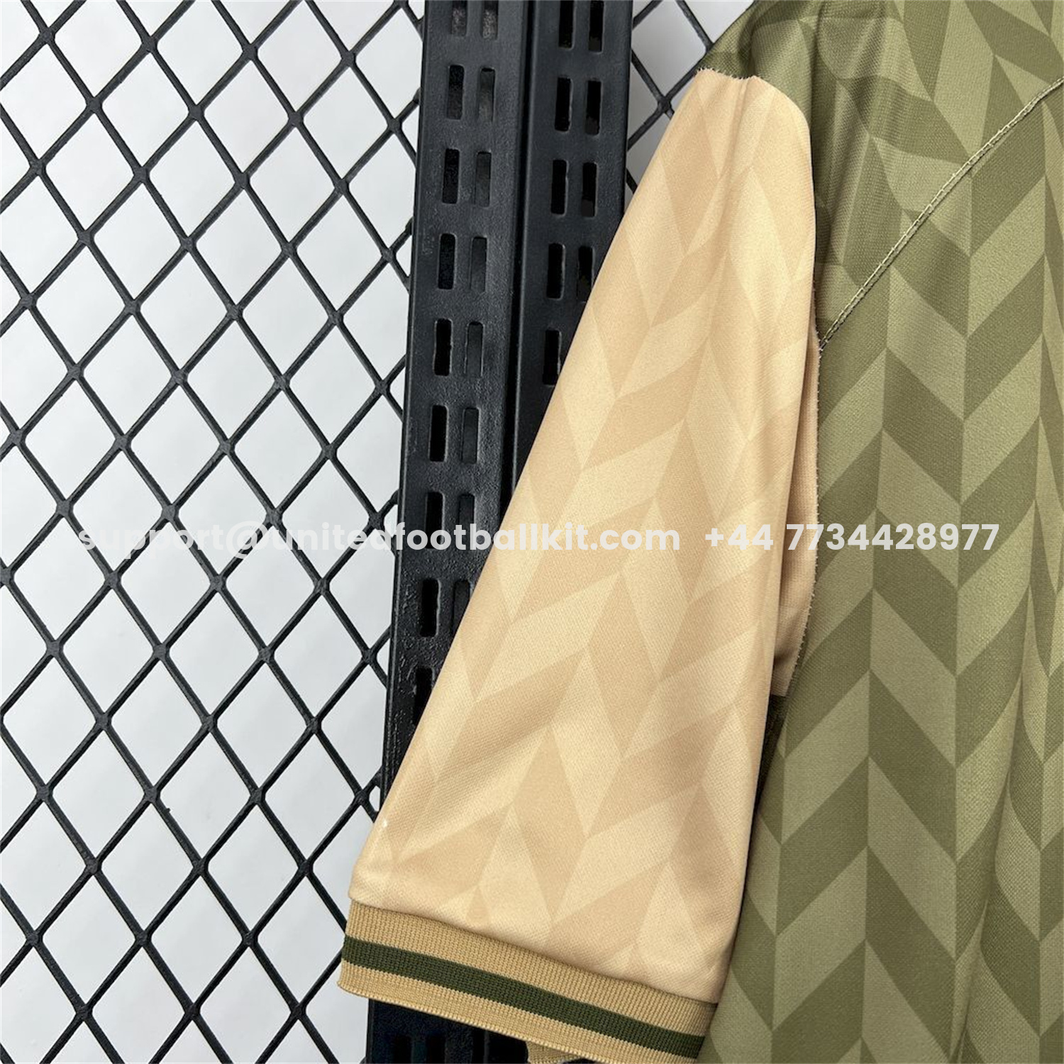 Unitedfootballkit.com | Real Betis 25-26 Khaki Training Jersey - Fans Version -Customize Name, Number and Patch | Worldwide Shipping