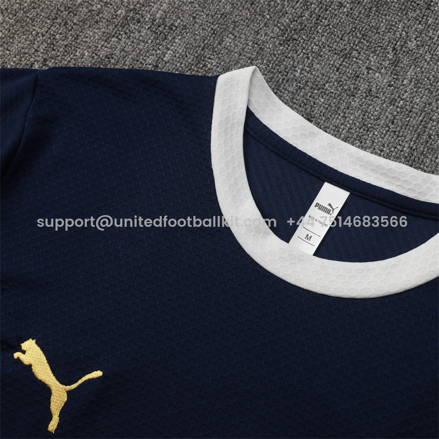 Unitedfootballkit.com | Portugal 25-26 Short-Sleeve Training Set - Deep Blue Top and Shorts -Customize Name, Number and Patch | Worldwide Shipping