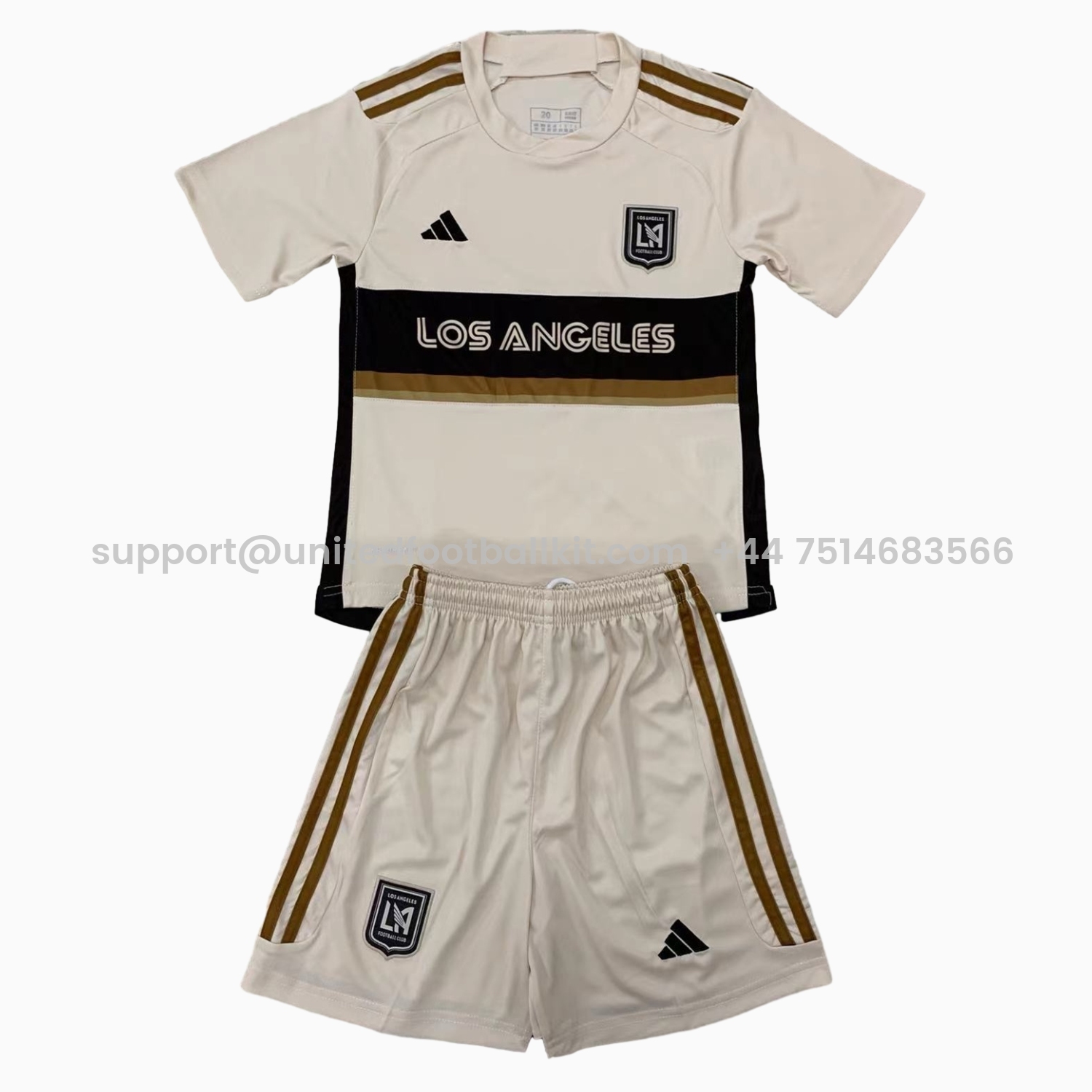 Unitedfootballkit.com | Los Angeles FC 2024 Third Kids Kit -Customize Name, Number and Patch | Worldwide Shipping