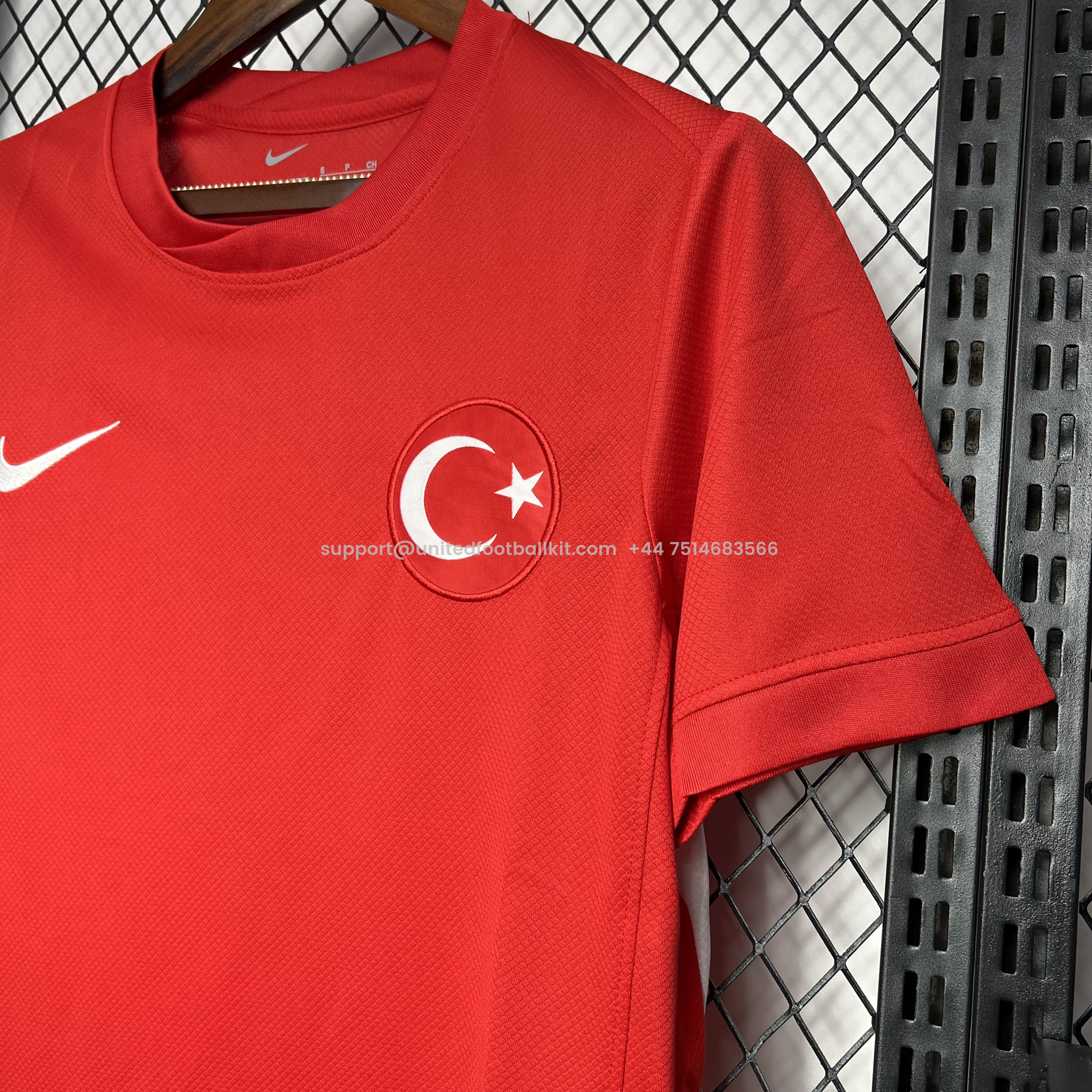 Unitedfootballkit.com | Turkey 2024 Away Stadium Jersey - Fans Version -Customize Name, Number and Patch | Worldwide Shipping