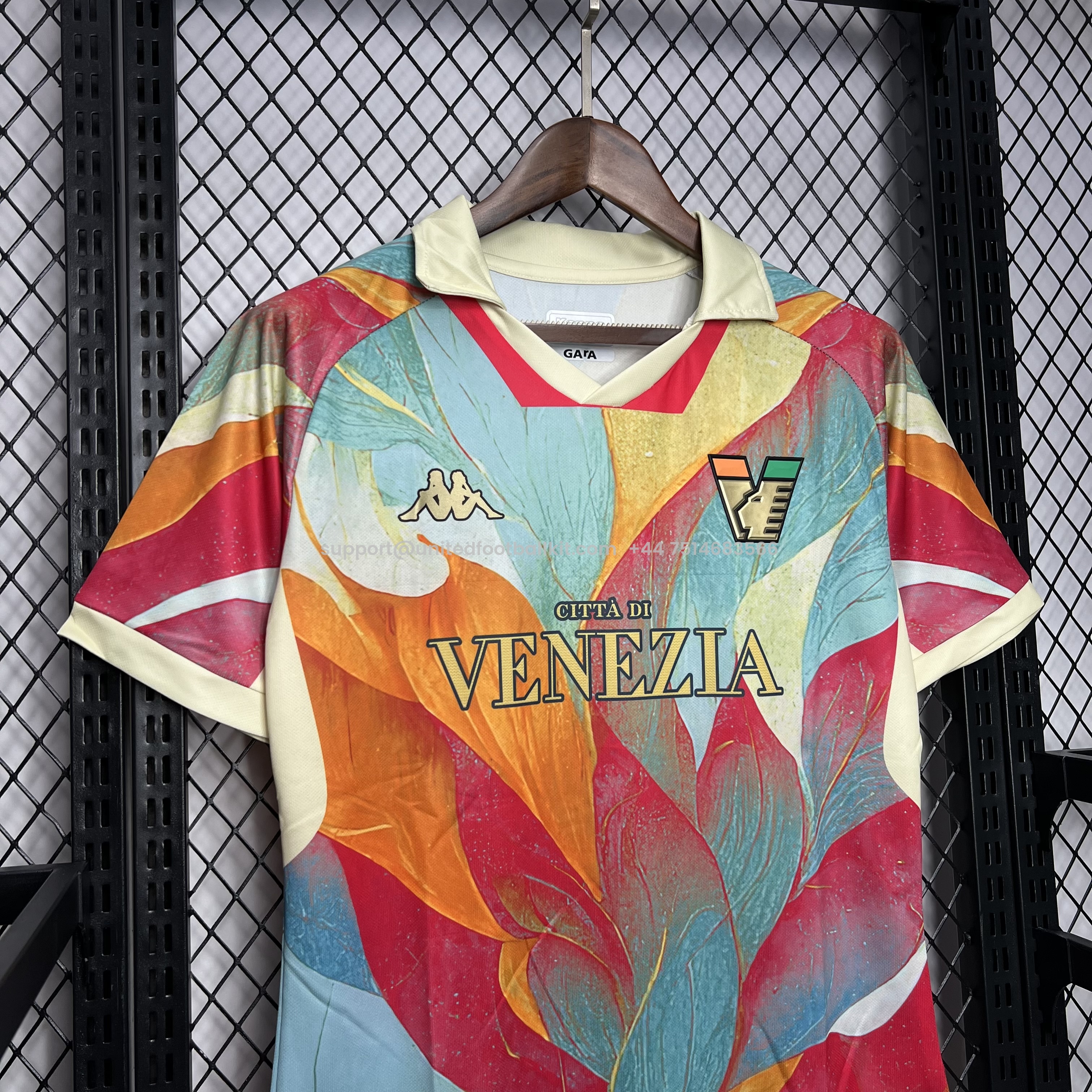 Unitedfootballkit.com | Venezia FC 24-25 Colored Leaves Special Jersey - Fans Version -Customize Name, Number and Patch | Worldwide Shipping