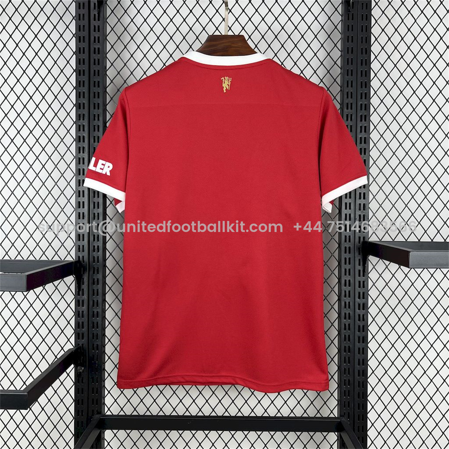 Unitedfootballkit.com | Retro Manchester United 21-22 Home Jersey -Customize Name, Number and Patch | Worldwide Shipping