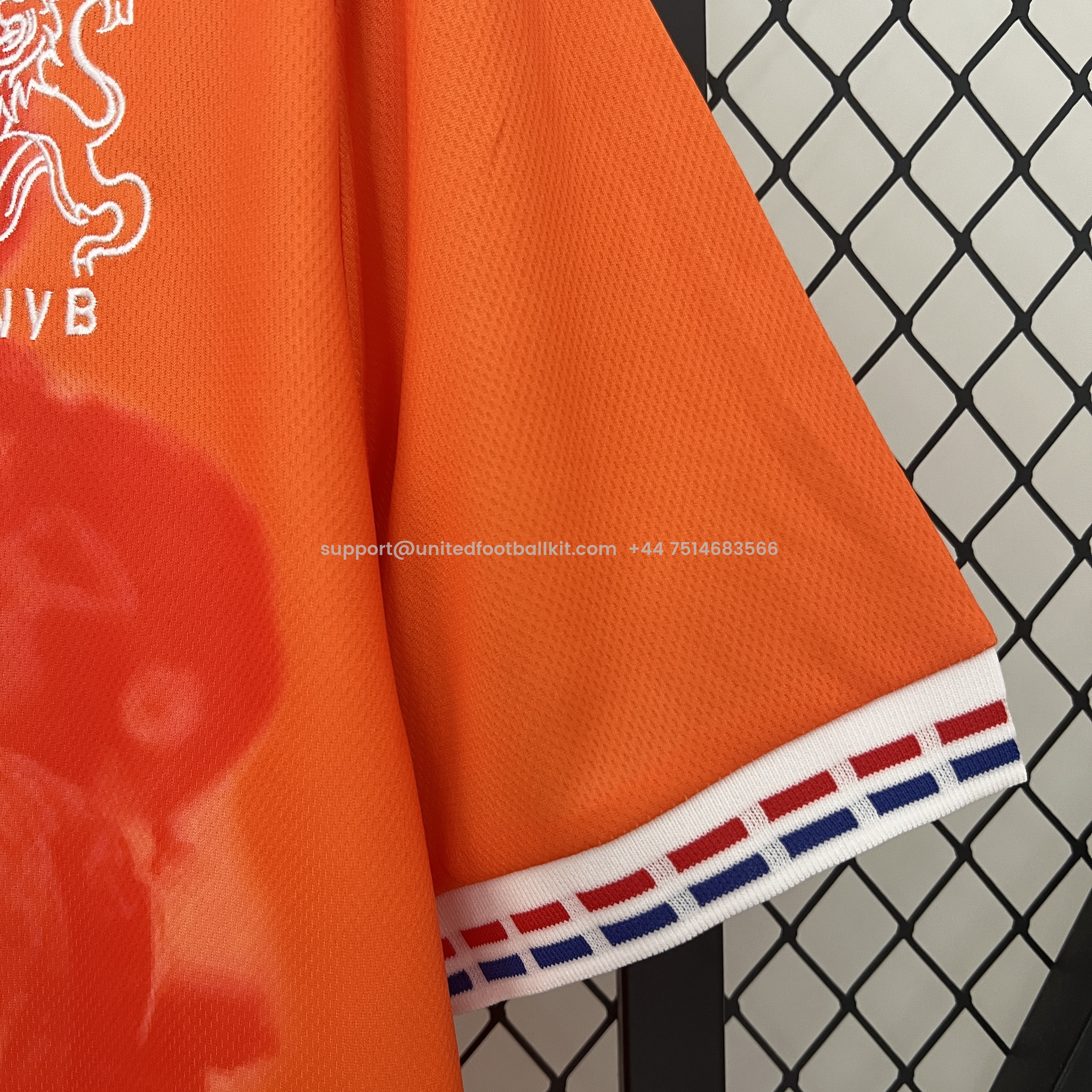 Unitedfootballkit.com | Retro Netherlands 1996 Home Jersey -Customize Name, Number and Patch | Worldwide Shipping