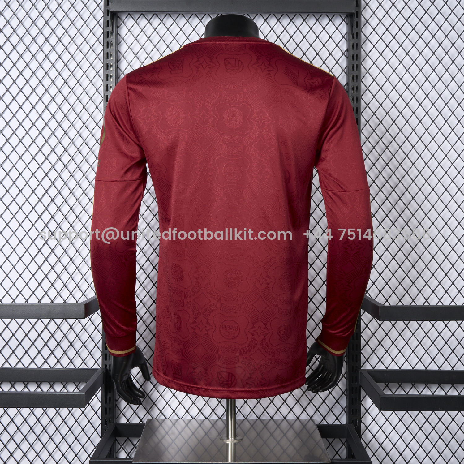 Unitedfootballkit.com | Bayern Munich 2025 125th Anniversary Long Sleeves Jersey - Player Version -Customize Name, Number and Patch | Worldwide Shipping