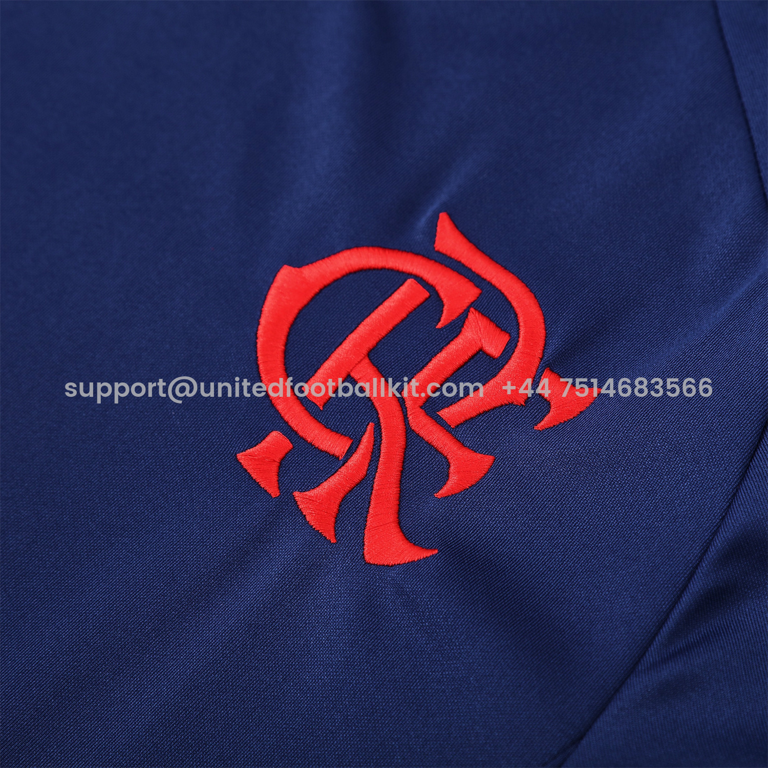 Unitedfootballkit.com | Flamengo 25-26 Training Hoodie Set - Royal Blue Top and Pants -Customize Name, Number and Patch | Worldwide Shipping
