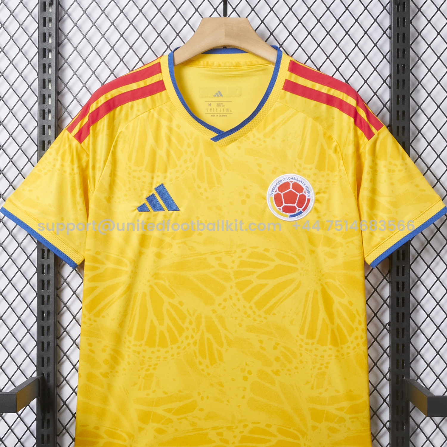 Unitedfootballkit.com | Colombia 2026 Home Jersey - Fans Version -Customize Name, Number and Patch | Worldwide Shipping
