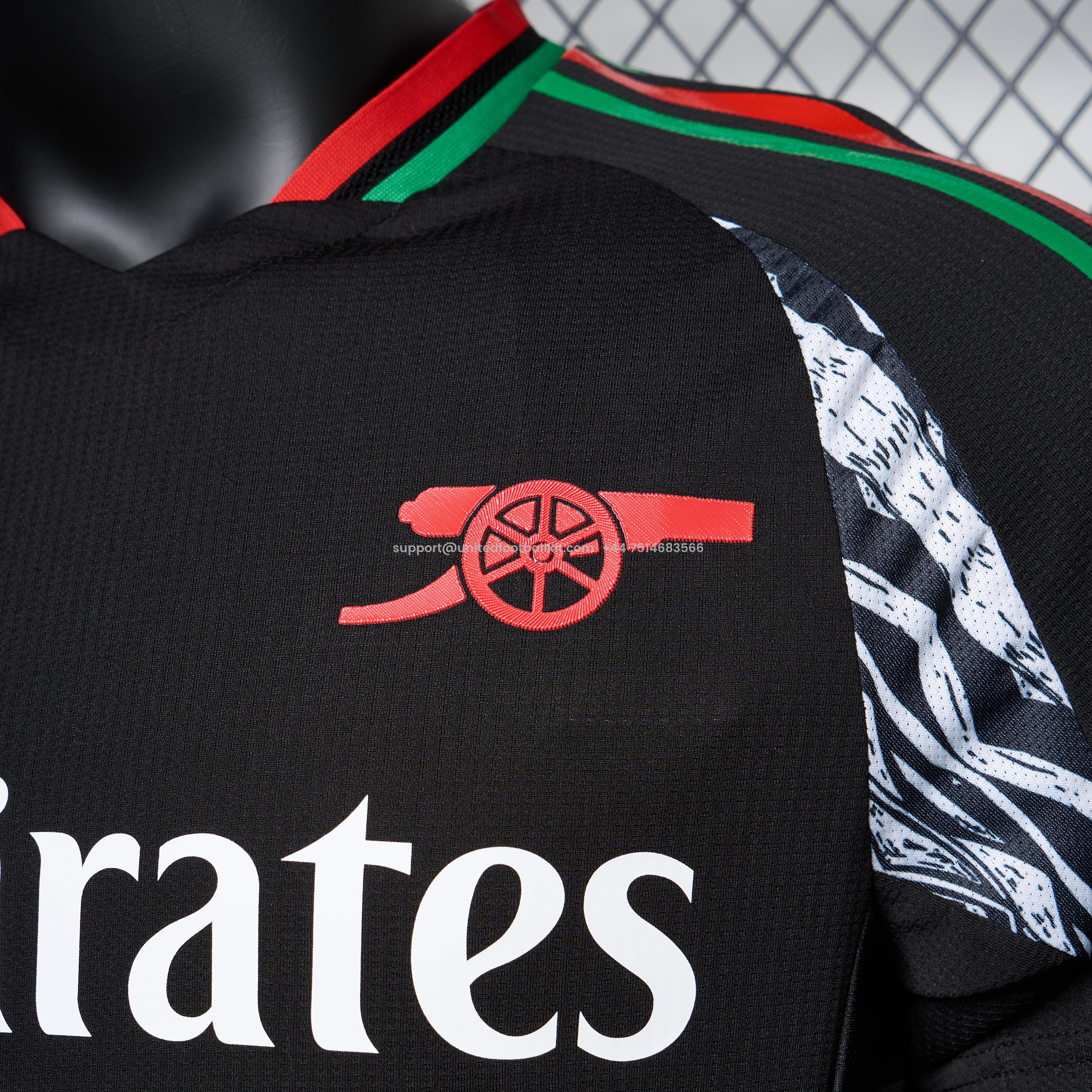 Unitedfootballkit.com | Arsenal 24-25 Away Jersey - Player Version -Customize Name, Number and Patch | Worldwide Shipping