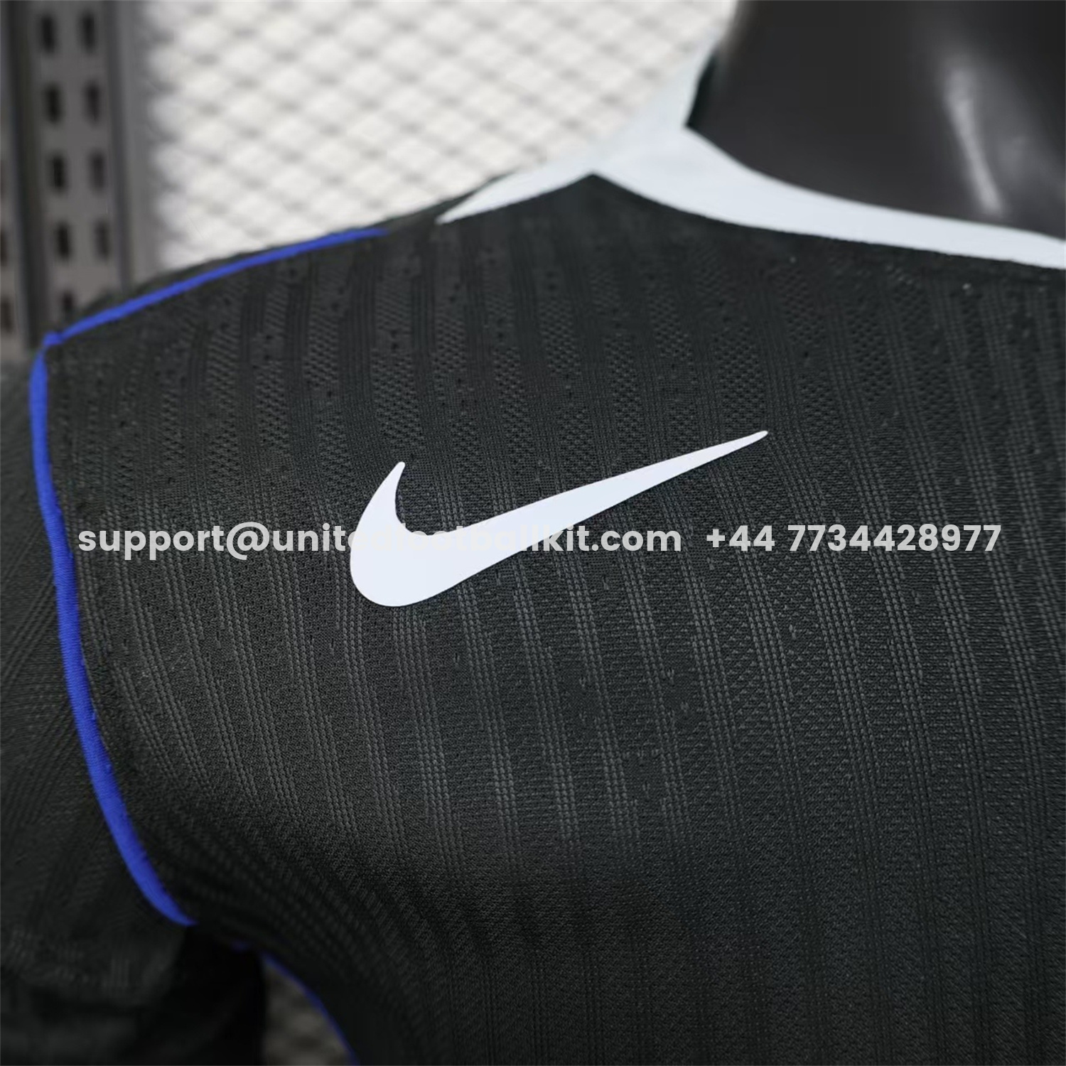 Unitedfootballkit.com | C.H.E.L.S.E.A 25-26 Third Long Unsponsored Black Jersey - Player Version -Customize Name, Number and Patch | Worldwide Shipping