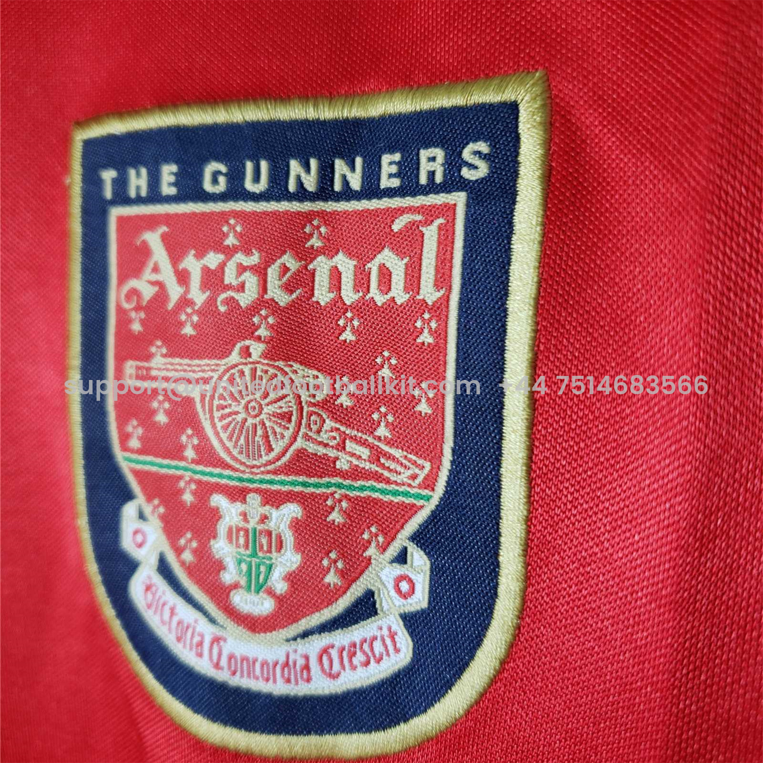 Unitedfootballkit.com | Retro Arsenal 98-99 Home Stadium Jersey -Customize Name, Number and Patch | Worldwide Shipping