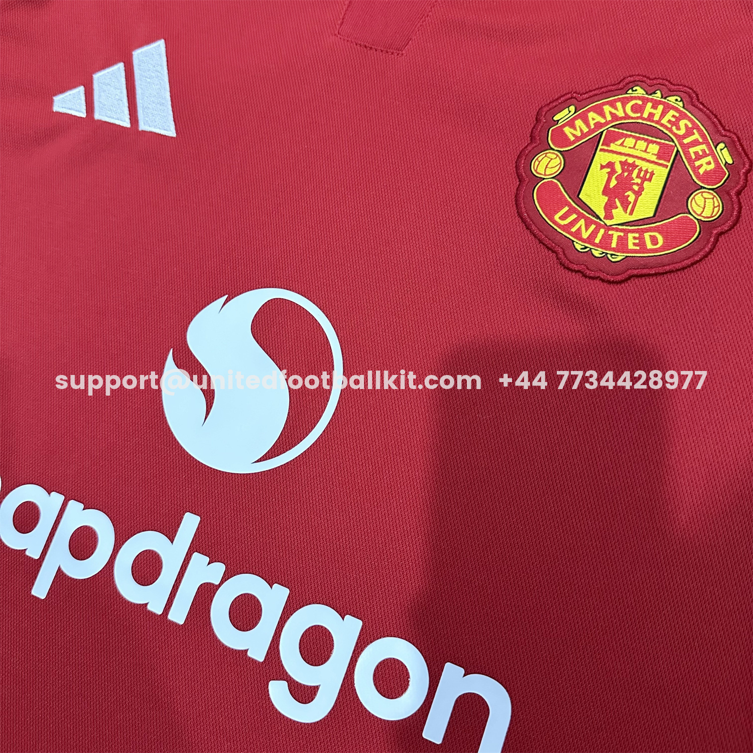 Unitedfootballkit.com | Manchester United 26-27 Home Jersey - Fans Version -Customize Name, Number and Patch | Worldwide Shipping