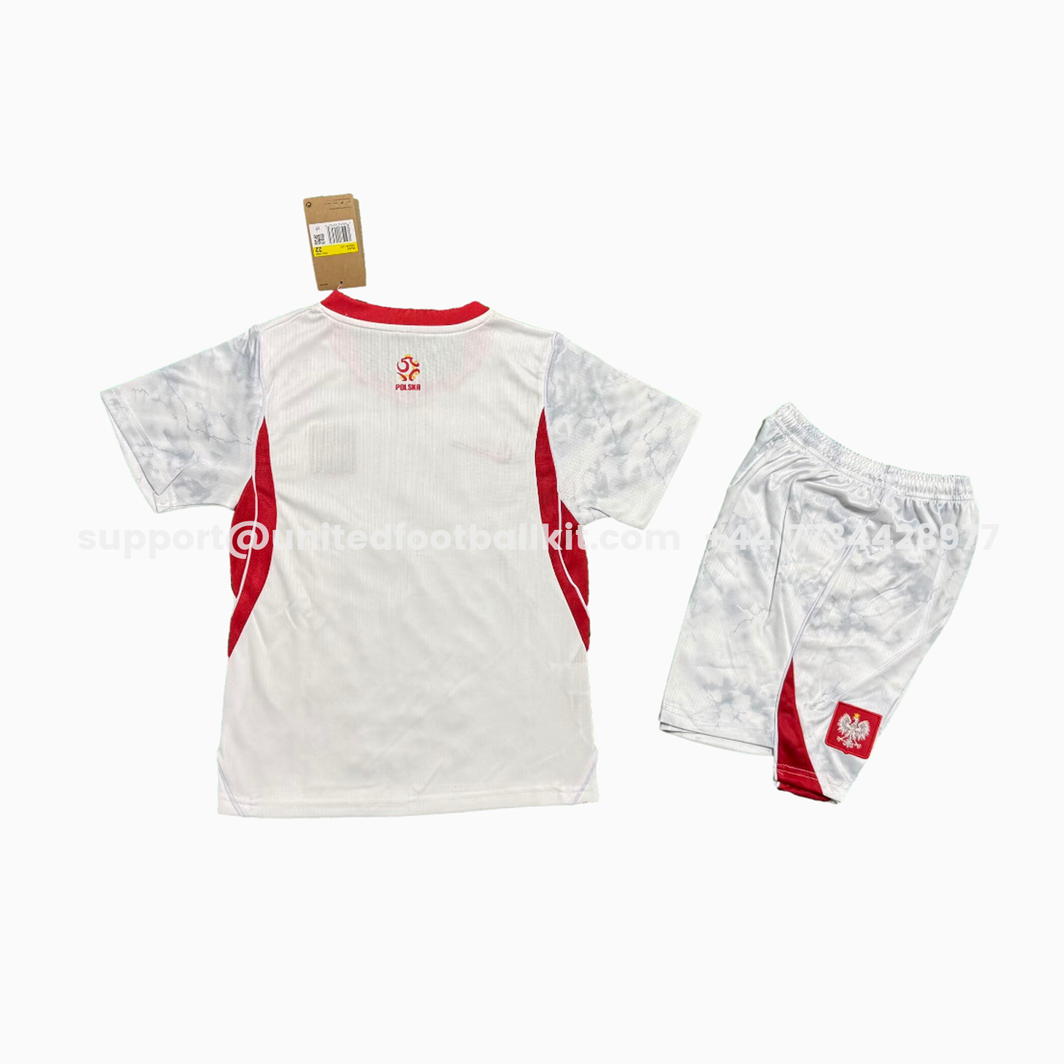 Unitedfootballkit.com | Poland 2026 Home Kids Kit -Customize Name, Number and Patch | Worldwide Shipping