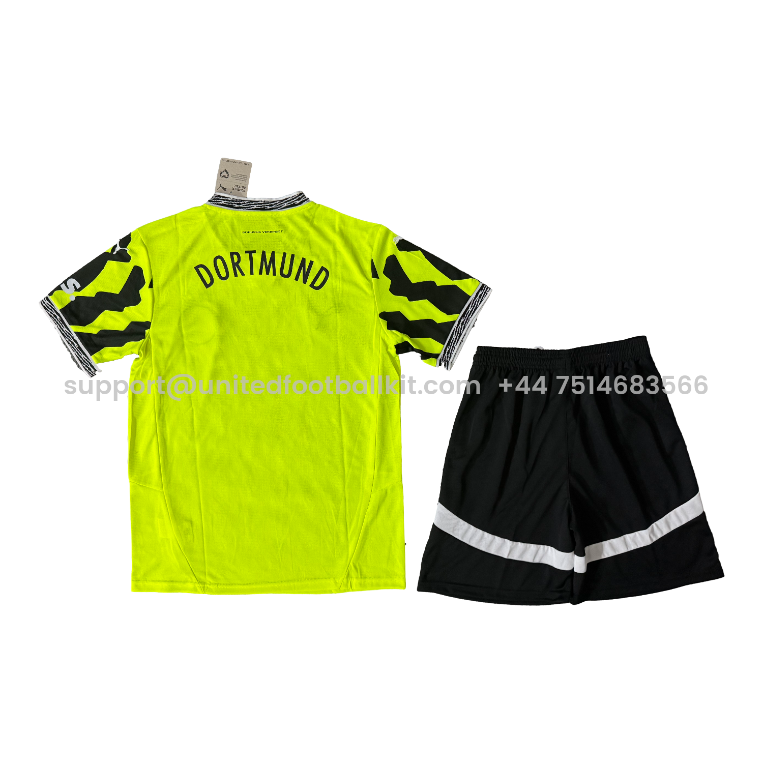Unitedfootballkit.com | Dortmund 24-25 Yellow Alert Special Edition Men's Adult Jersey Set - Fans Version -Customize Name, Number and Patch | Worldwide Shipping