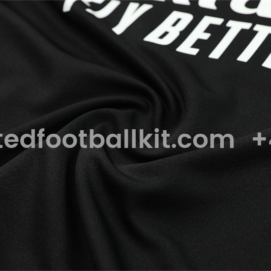 Unitedfootballkit.com | Real Madrid 24-25 Long Sleeve Training Set - Black and Purple -Customize Name, Number and Patch | Worldwide Shipping