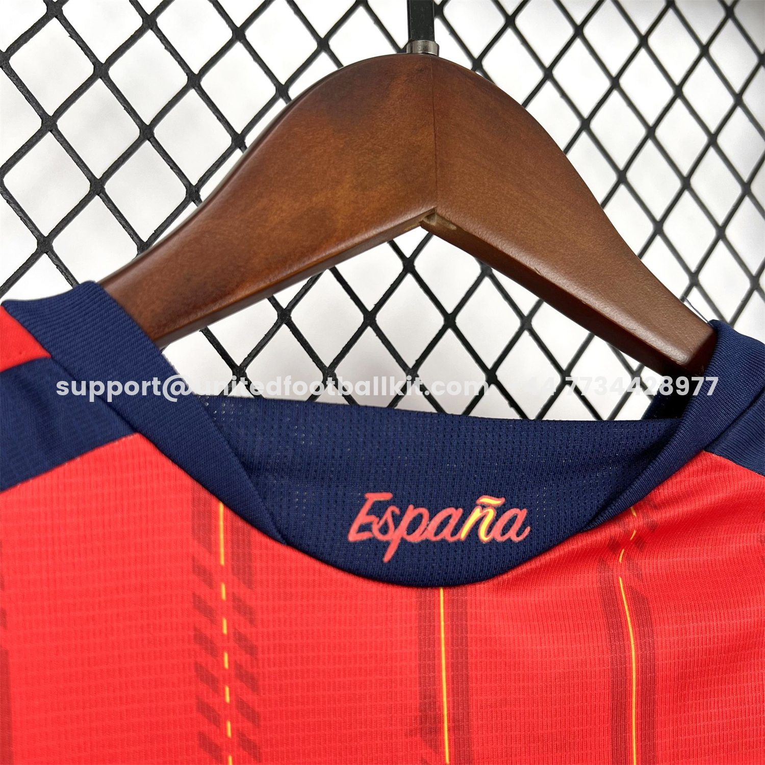 Unitedfootballkit.com | Women's Spain 2026 Home Jersey -Customize Name, Number and Patch | Worldwide Shipping