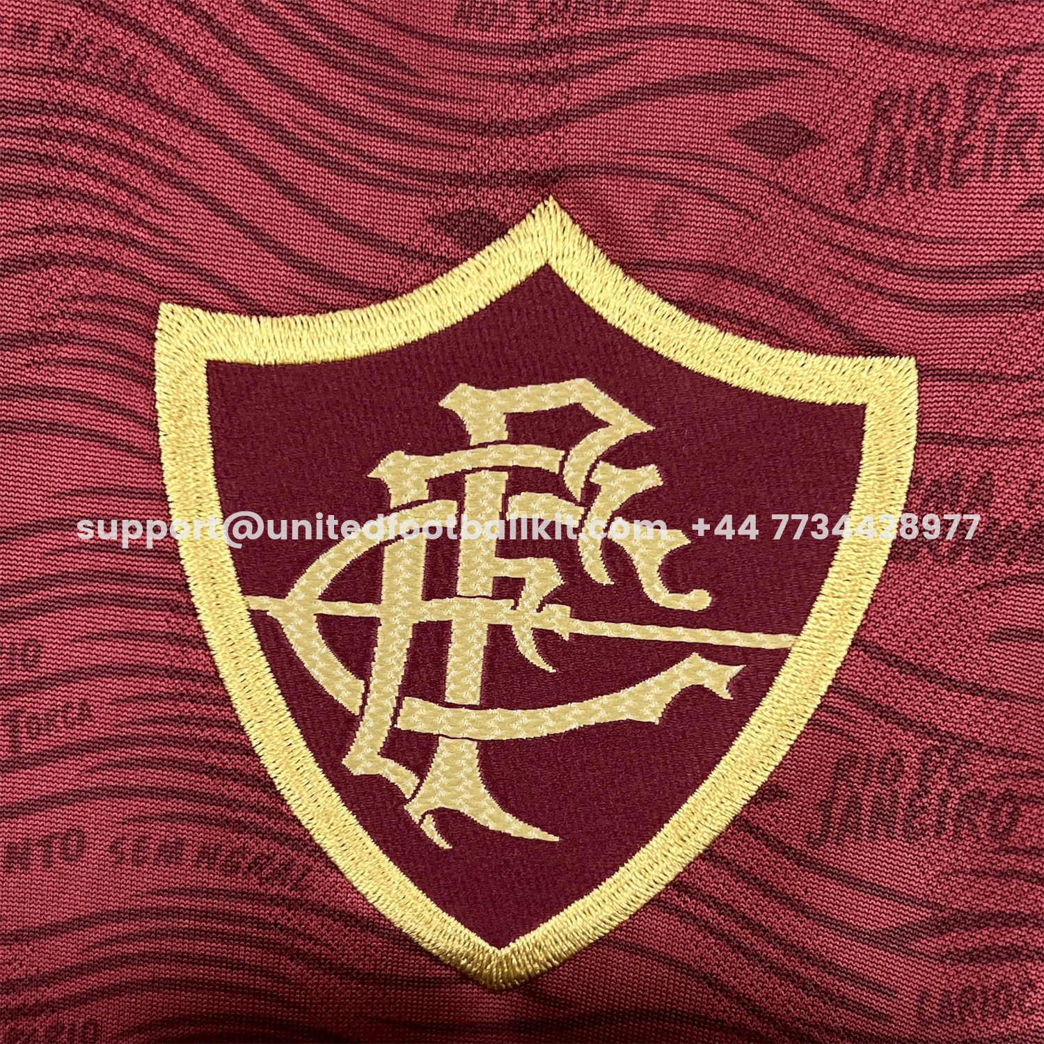 Unitedfootballkit.com | Fluminense 25-26 Third Red Jersey - Fans Version -Customize Name, Number and Patch | Worldwide Shipping