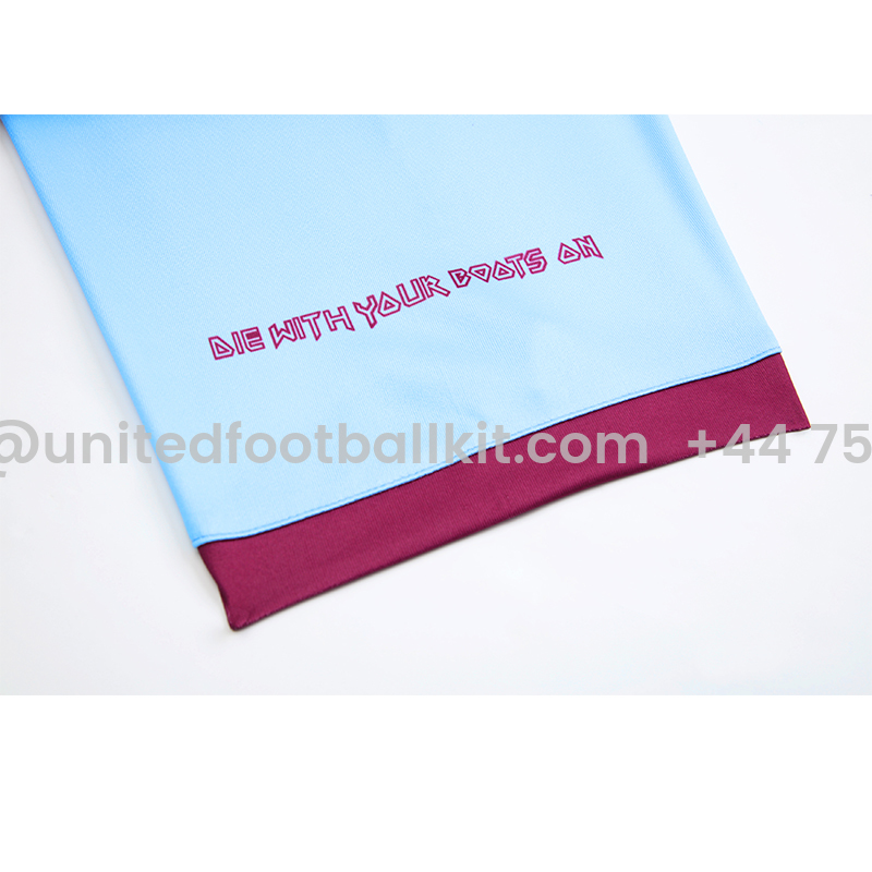 Unitedfootballkit.com | Iron Maiden x West Ham Home Special Edition Jersey - with 11 print -Customize Name, Number and Patch | Worldwide Shipping