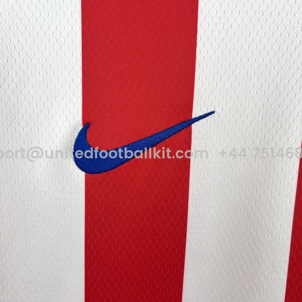 Unitedfootballkit.com | Retro Atletico Madrid 2012-13 Home Jersey -Customize Name, Number and Patch | Worldwide Shipping