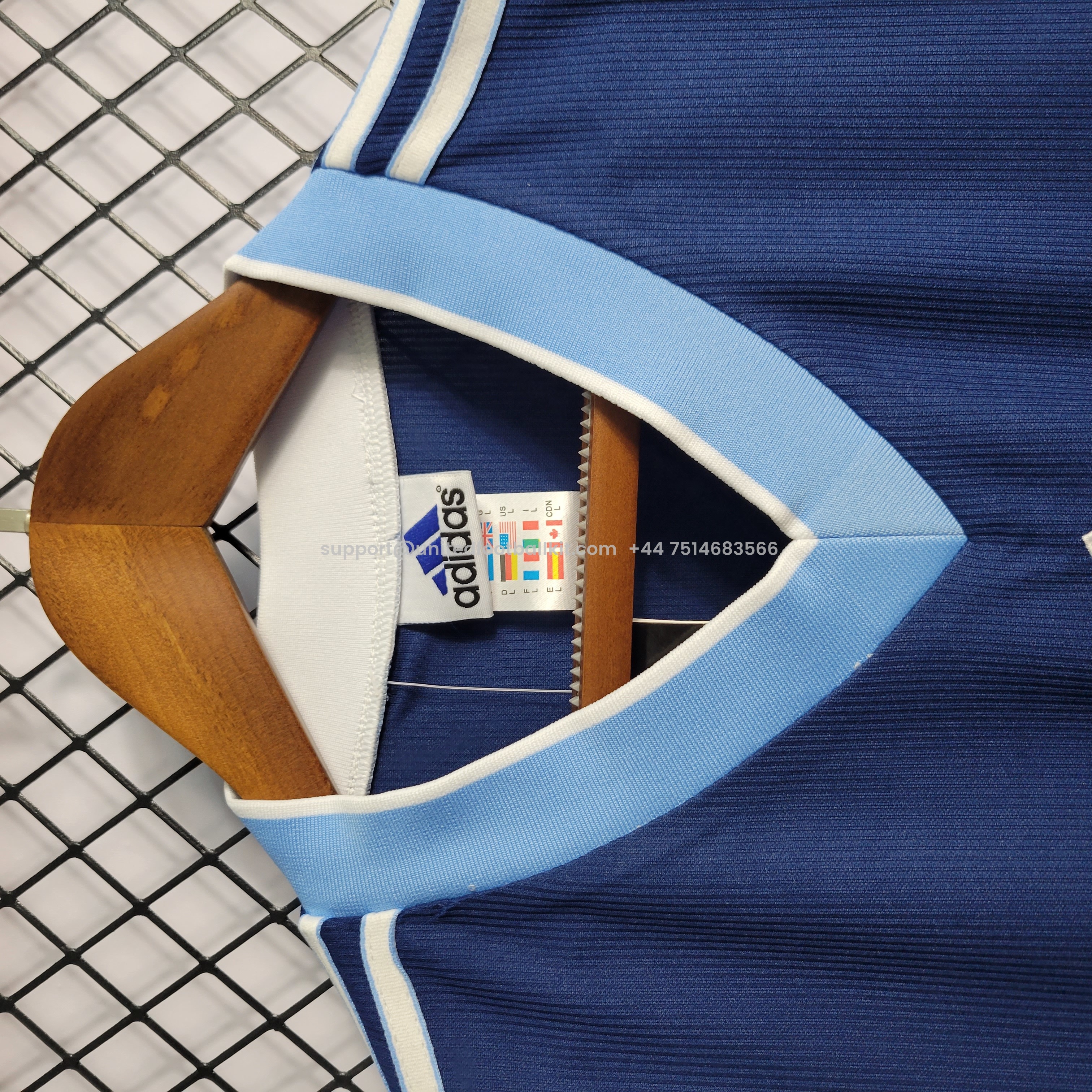 Unitedfootballkit.com | Retro Argentina 1998 Away Stadium Jersey -Customize Name, Number and Patch | Worldwide Shipping