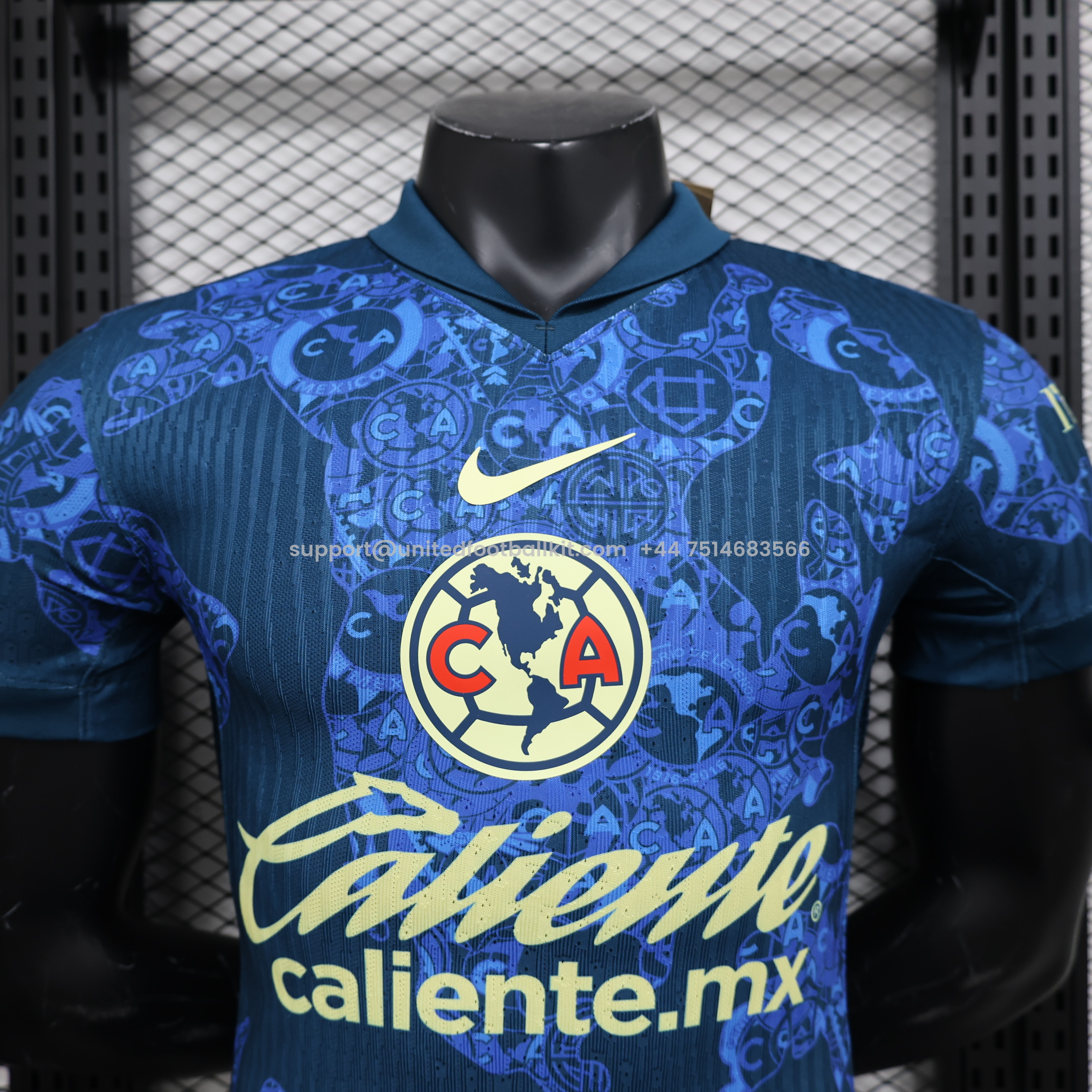 Unitedfootballkit.com | Club América 24-25 Away Jersey - Player Version -Customize Name, Number and Patch | Worldwide Shipping