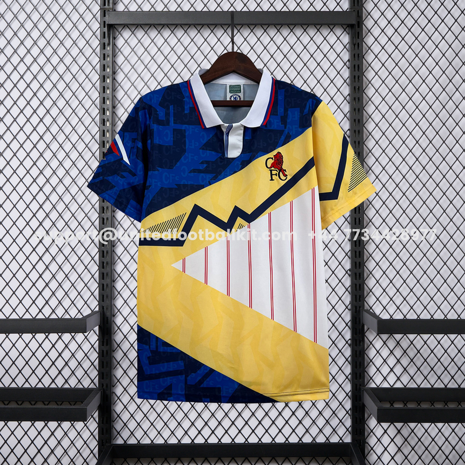 Unitedfootballkit.com | Retro C.H.E.L.S.E.A 1990 Mash Up Special Jersey -Customize Name, Number and Patch | Worldwide Shipping