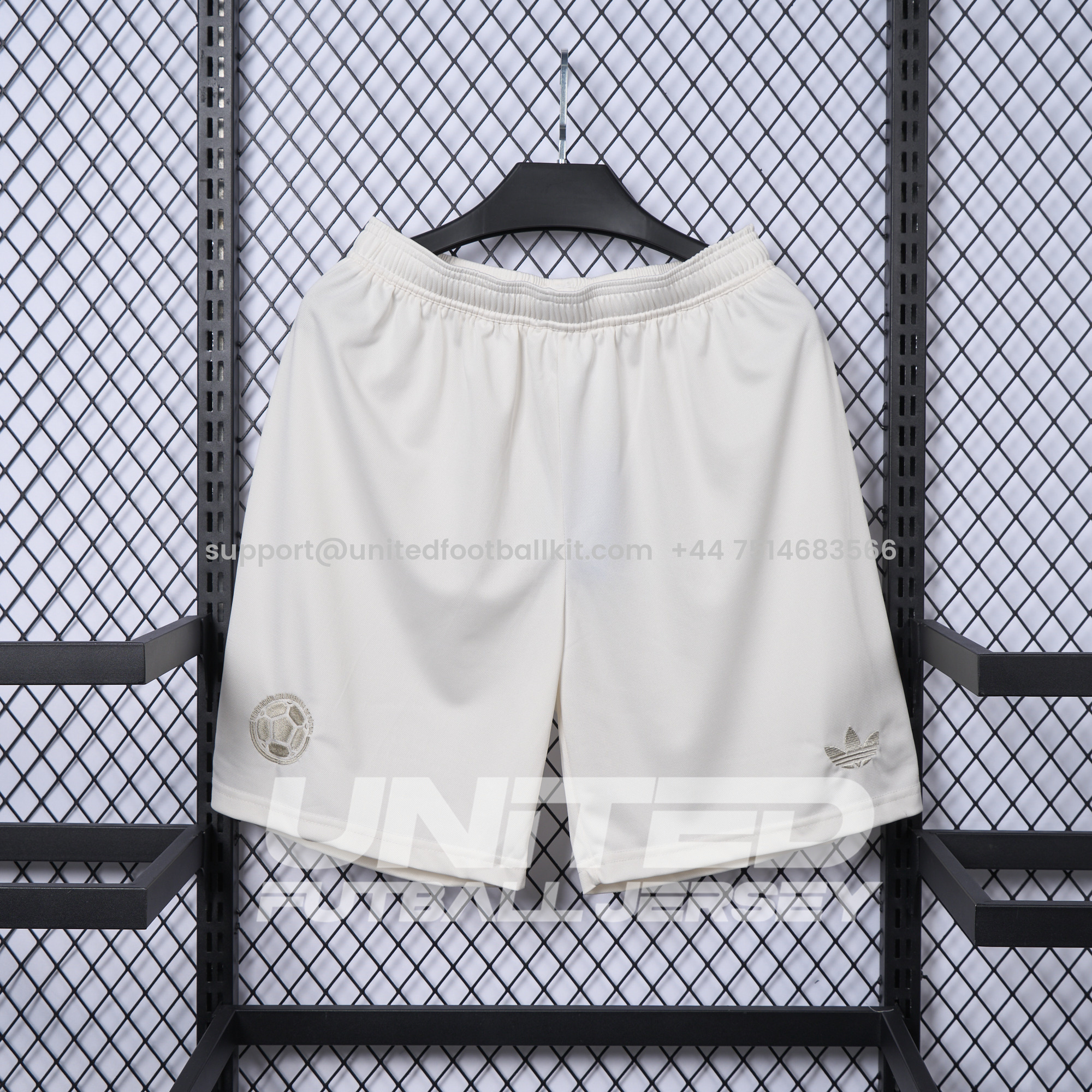 Unitedfootballkit.com | Colombia 2024 100th Anniversary Shorts - Fans Version -Customize Name, Number and Patch | Worldwide Shipping