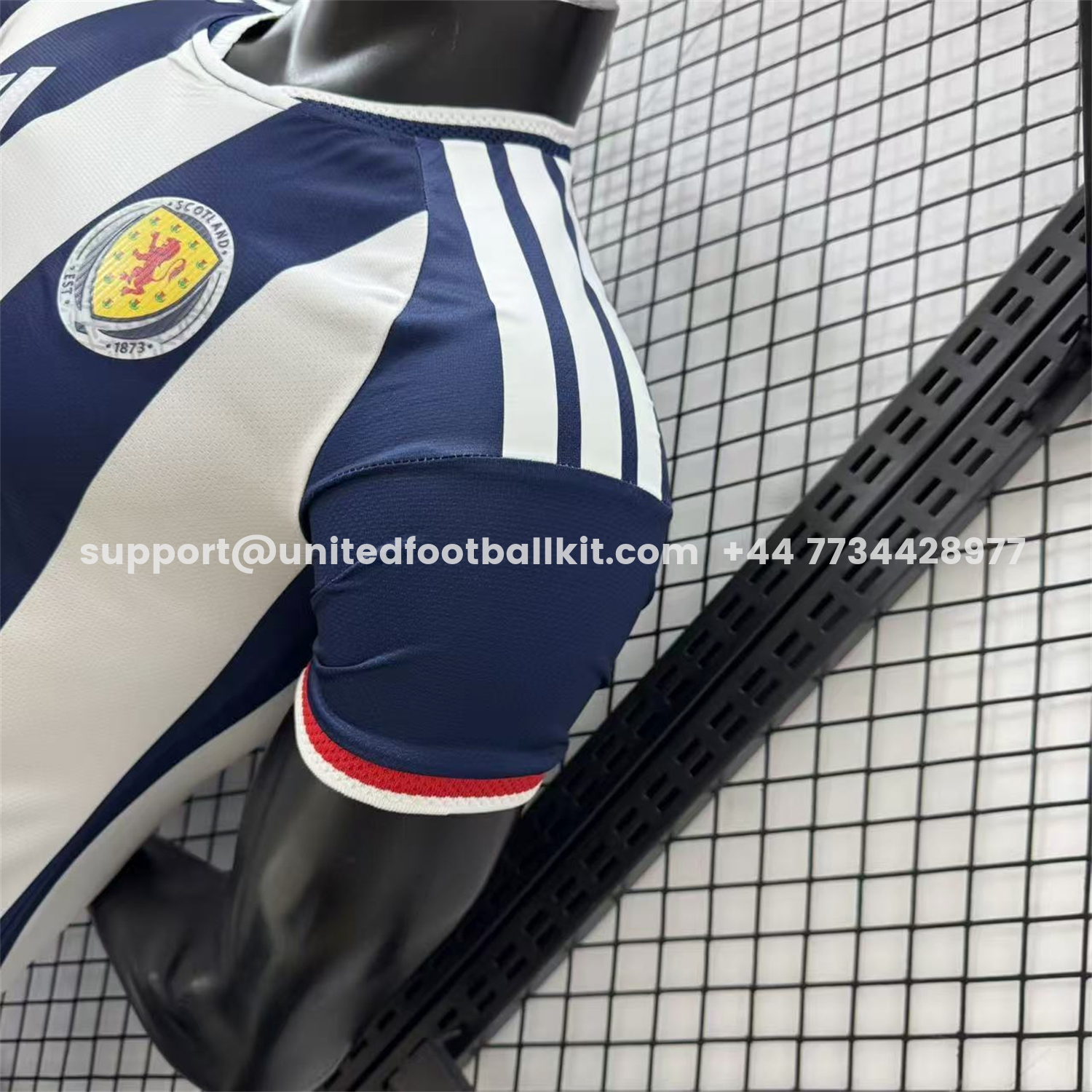 Unitedfootballkit.com | S-c-o.t l.a-n.d 2026 Blue And White Special Jersey - Player Version -Customize Name, Number and Patch | Worldwide Shipping