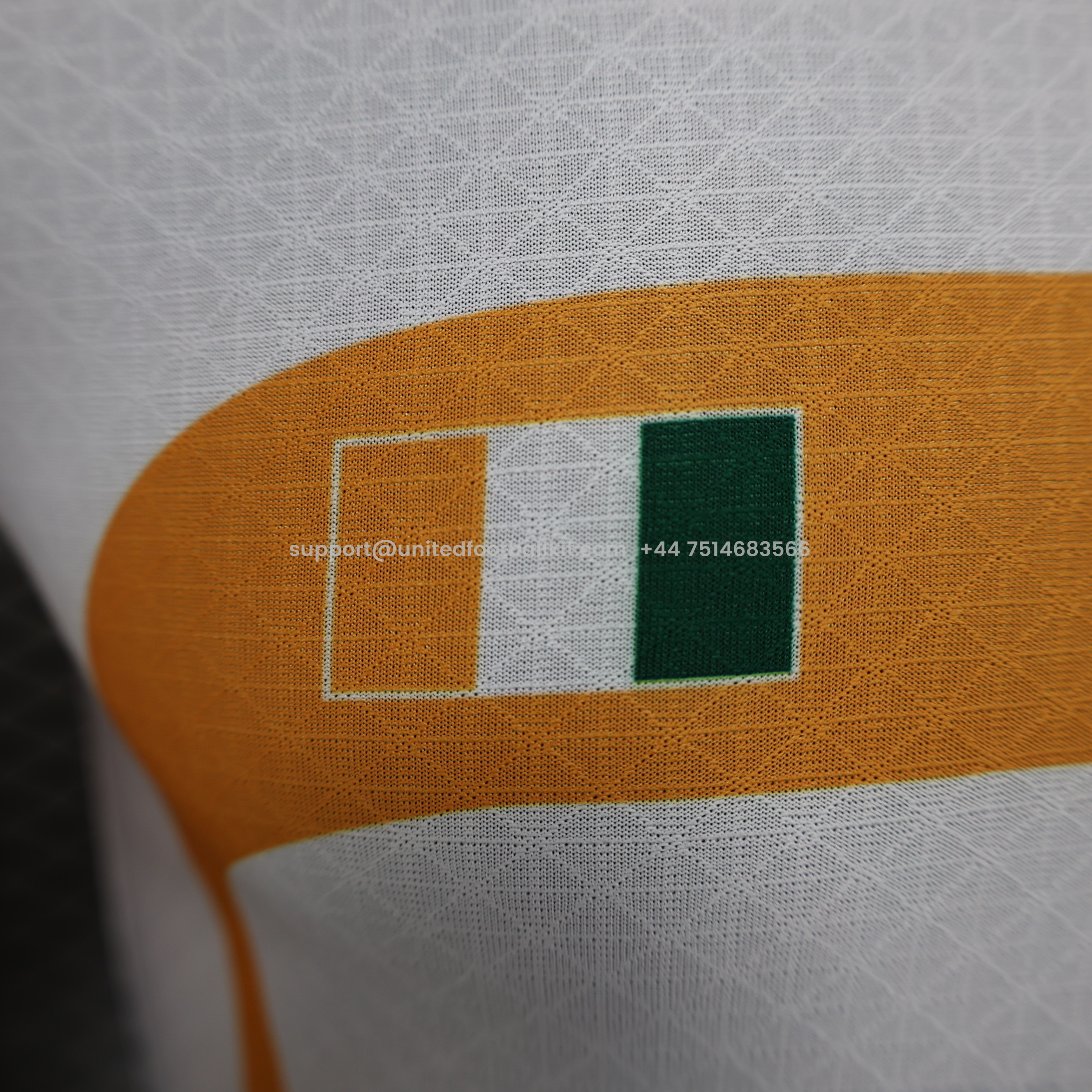 Unitedfootballkit.com | Cote d'Ivoire 22-23 Away Stadium Jersey - Player Version -Customize Name, Number and Patch | Worldwide Shipping