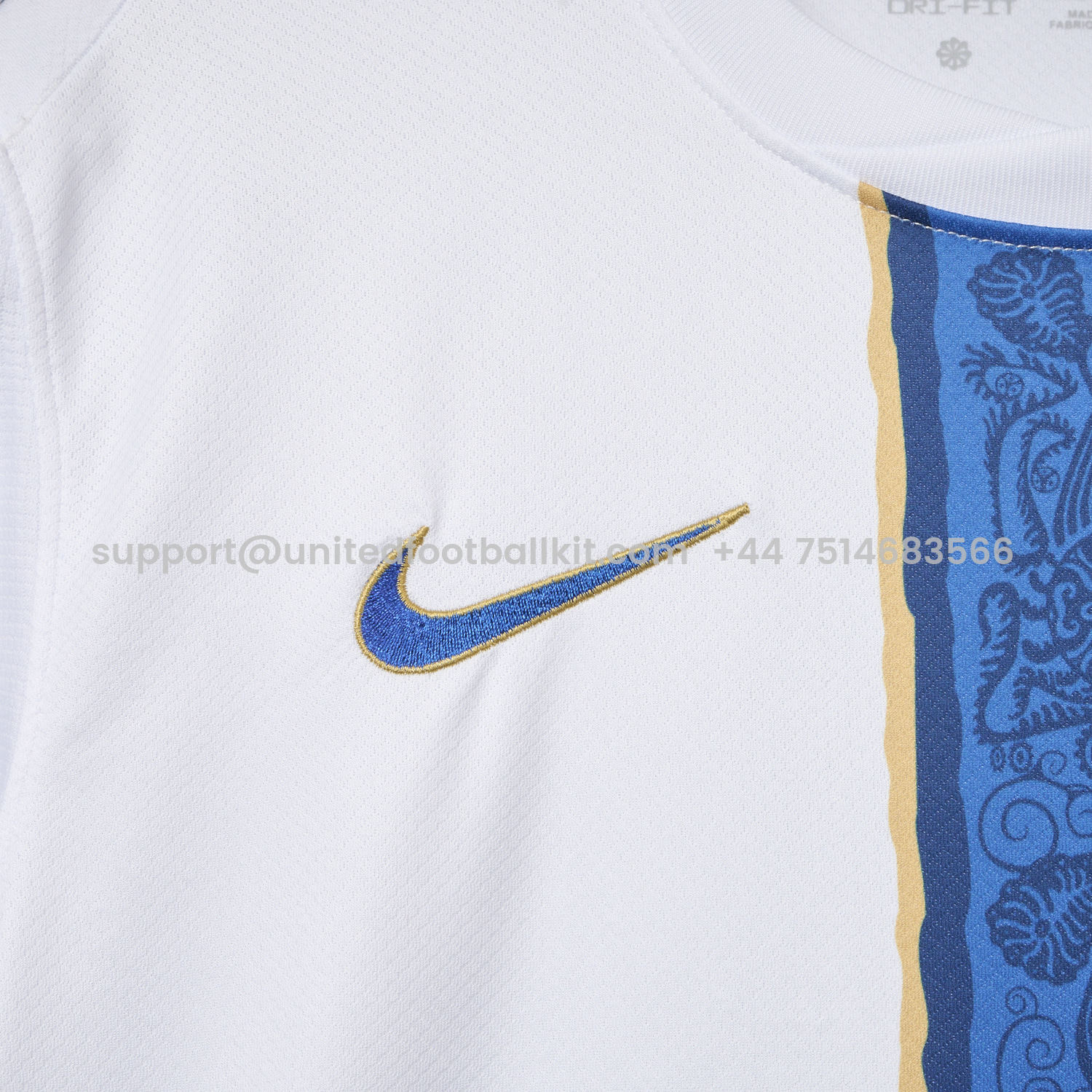 Unitedfootballkit.com | Finland 2026 Home Jersey - Fans Version -Customize Name, Number and Patch | Worldwide Shipping