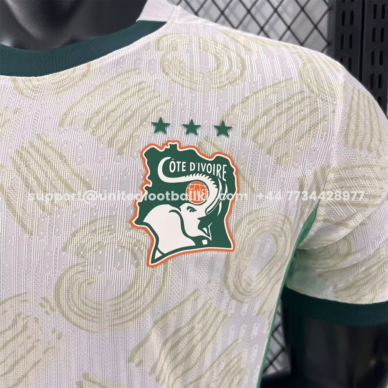 Unitedfootballkit.com | Ivory Coast 2026 Away White Jersey - Player Version -Customize Name, Number and Patch | Worldwide Shipping