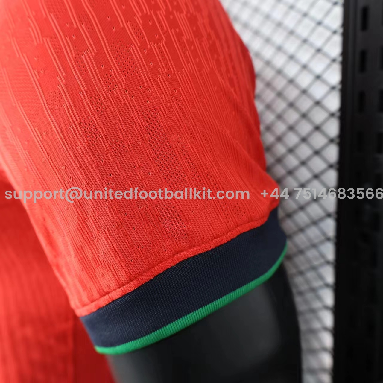 Unitedfootballkit.com | Portugal 2024 Home Stadium Jersey - Player Version -Customize Name, Number and Patch | Worldwide Shipping