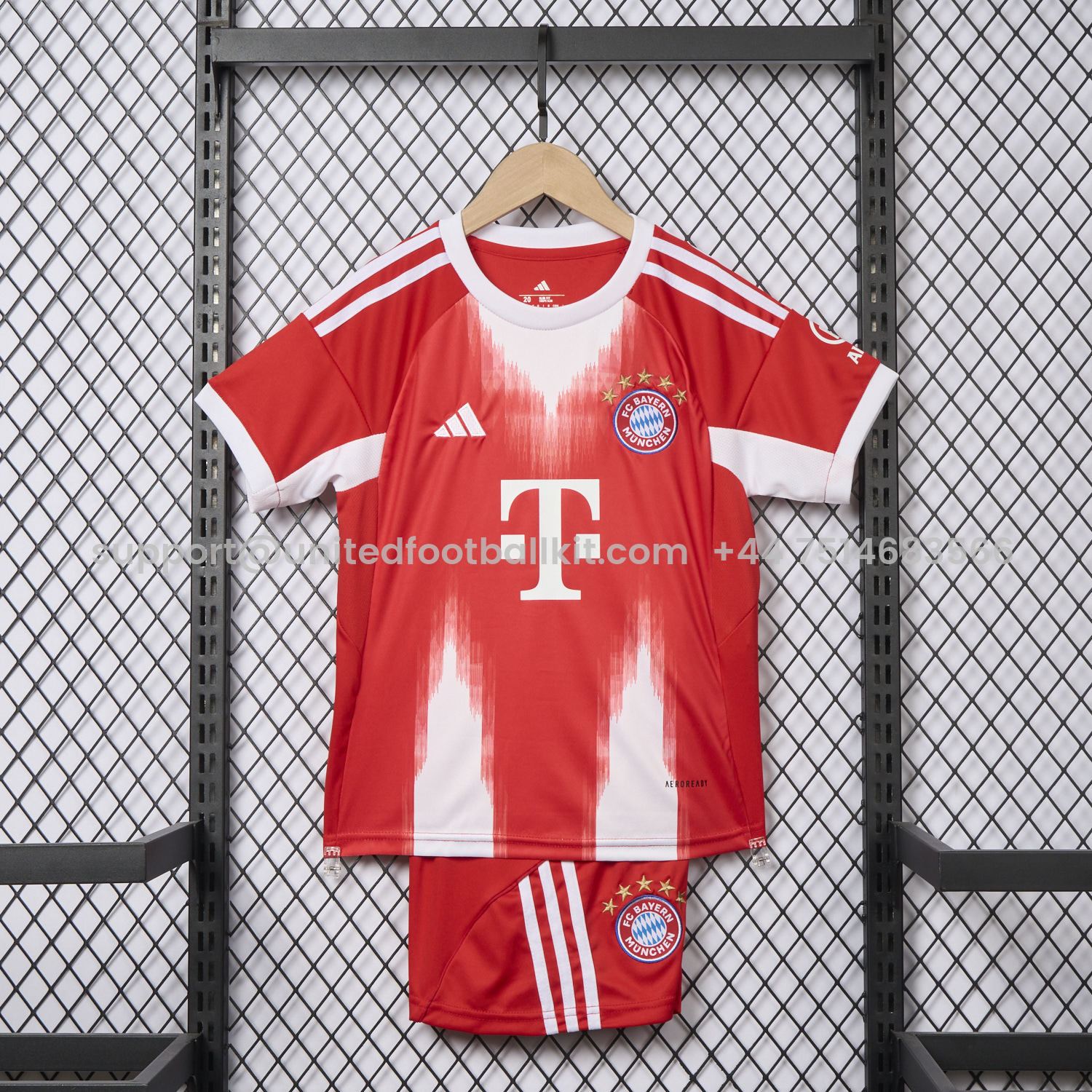 Unitedfootballkit.com | Bayern Munich 25-26 Home Müller Limited Edition Kids Kit -Customize Name, Number and Patch | Worldwide Shipping