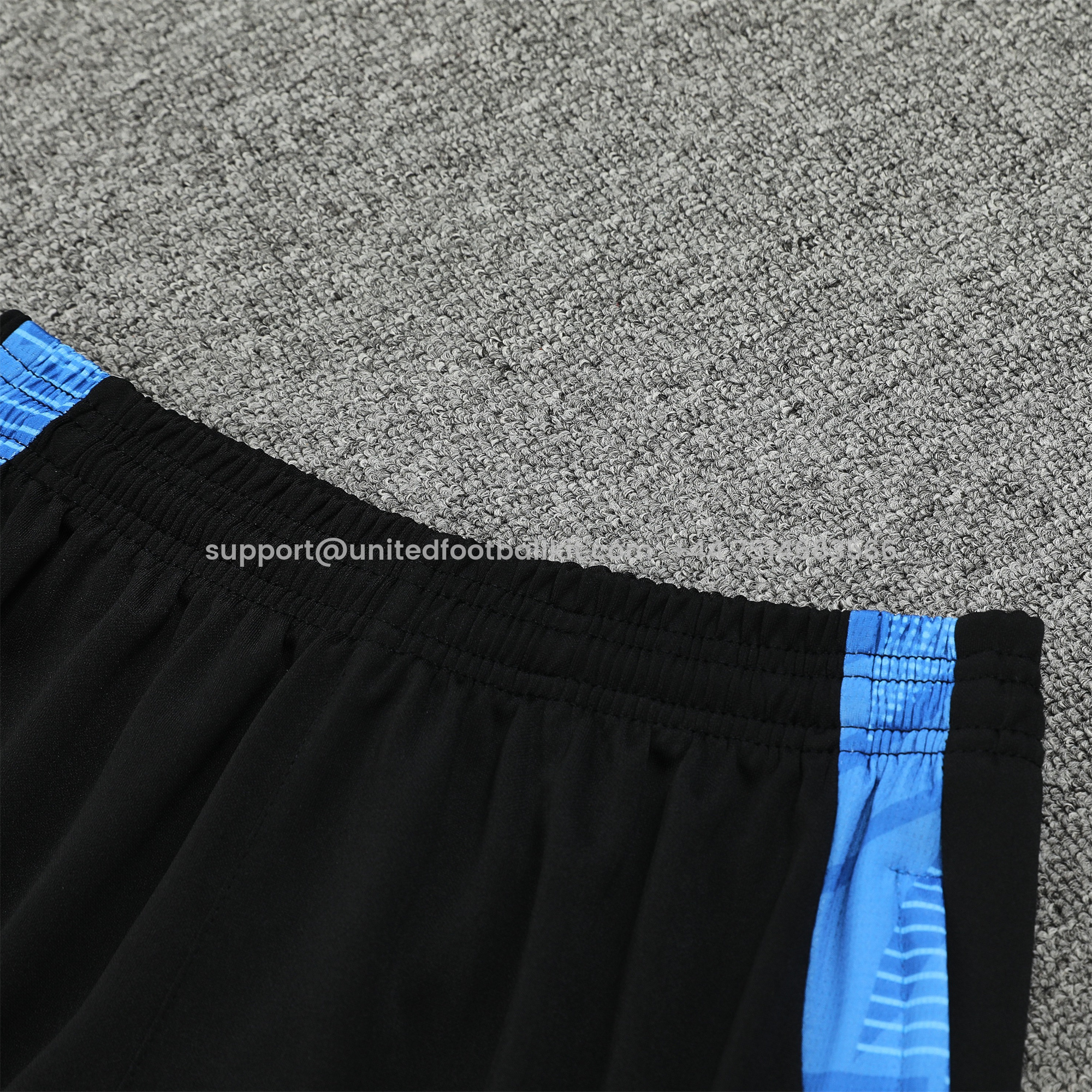 Unitedfootballkit.com | Argentina 24-25 Long Sleeve Training Set - Black Blue -Customize Name, Number and Patch | Worldwide Shipping