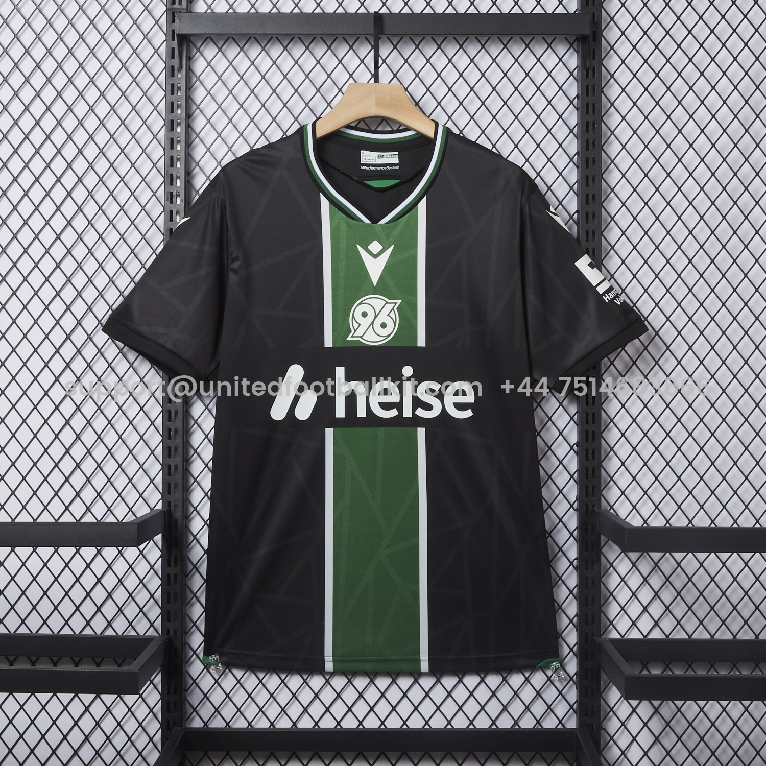 Unitedfootballkit.com | Hannover 96 25-26 Away Jersey - Fans Version -Customize Name, Number and Patch | Worldwide Shipping